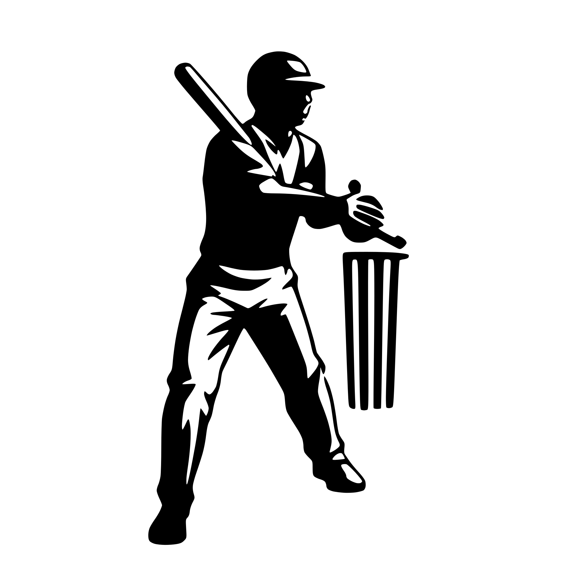 AI-generated SVG of a A clean cricket-themed SVG with a batsman silhouette, stumps, and a ball in motion, featuring soft gradients and abstract pitch markings.