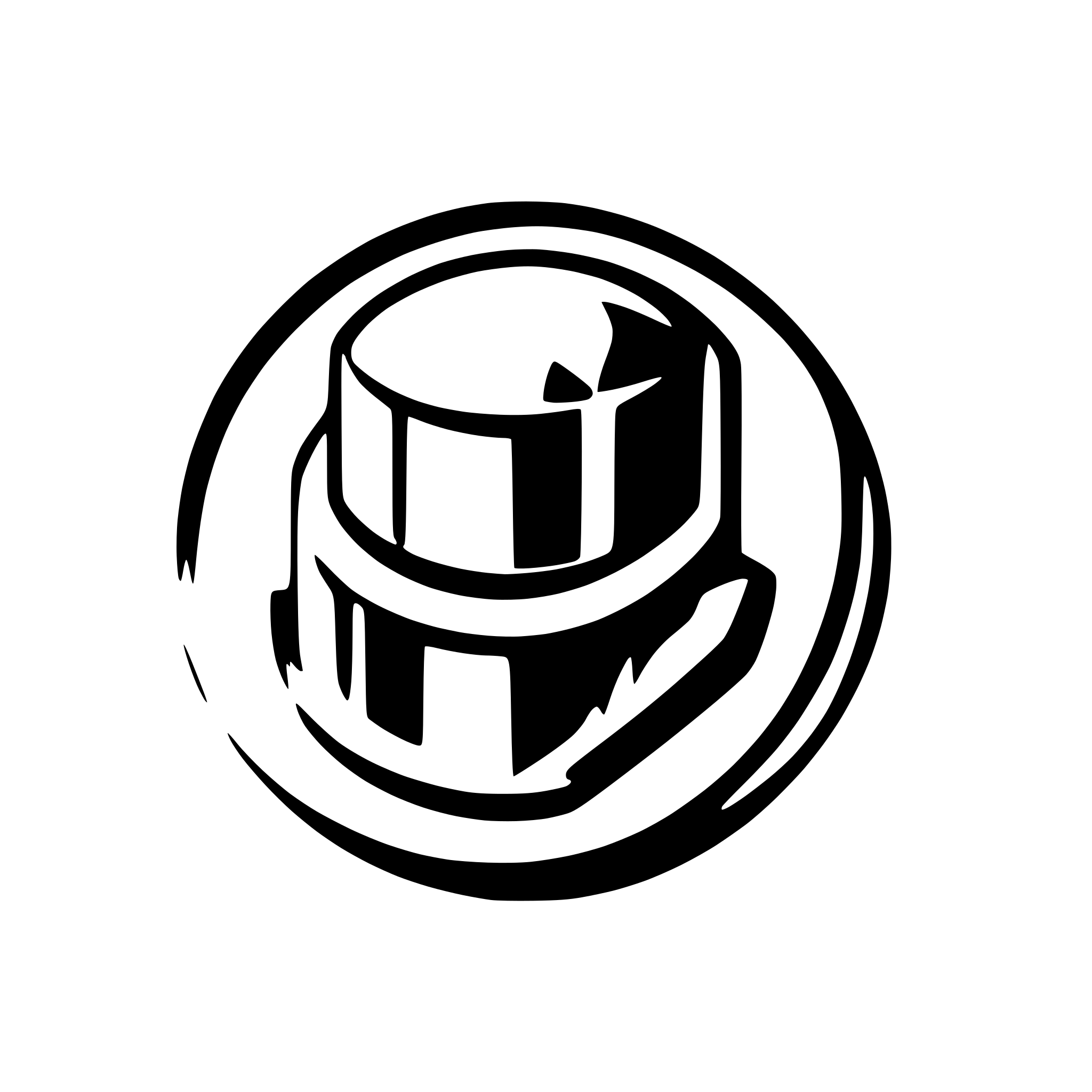AI-generated SVG of a logo for an information hub
