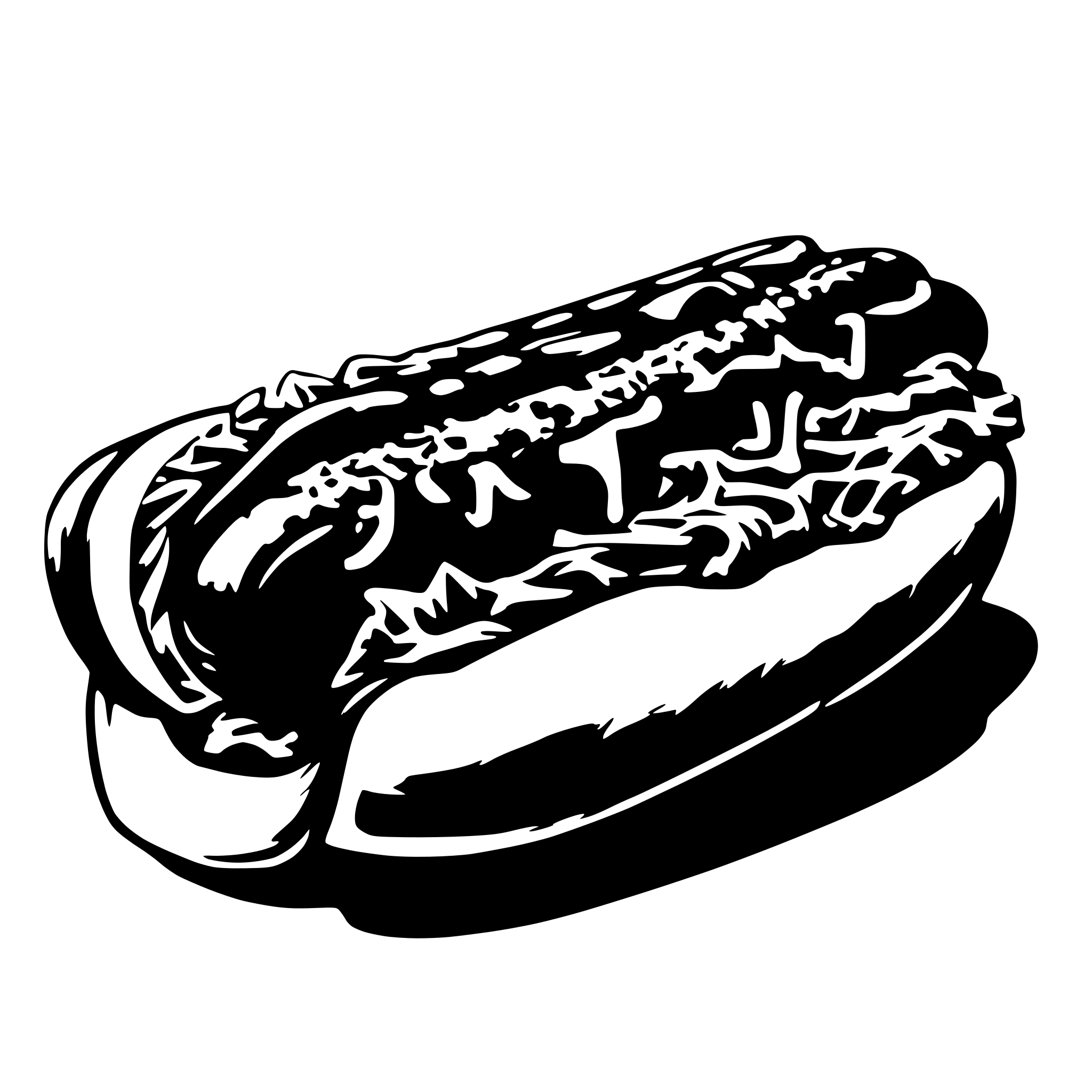 AI-generated SVG of a hot dog