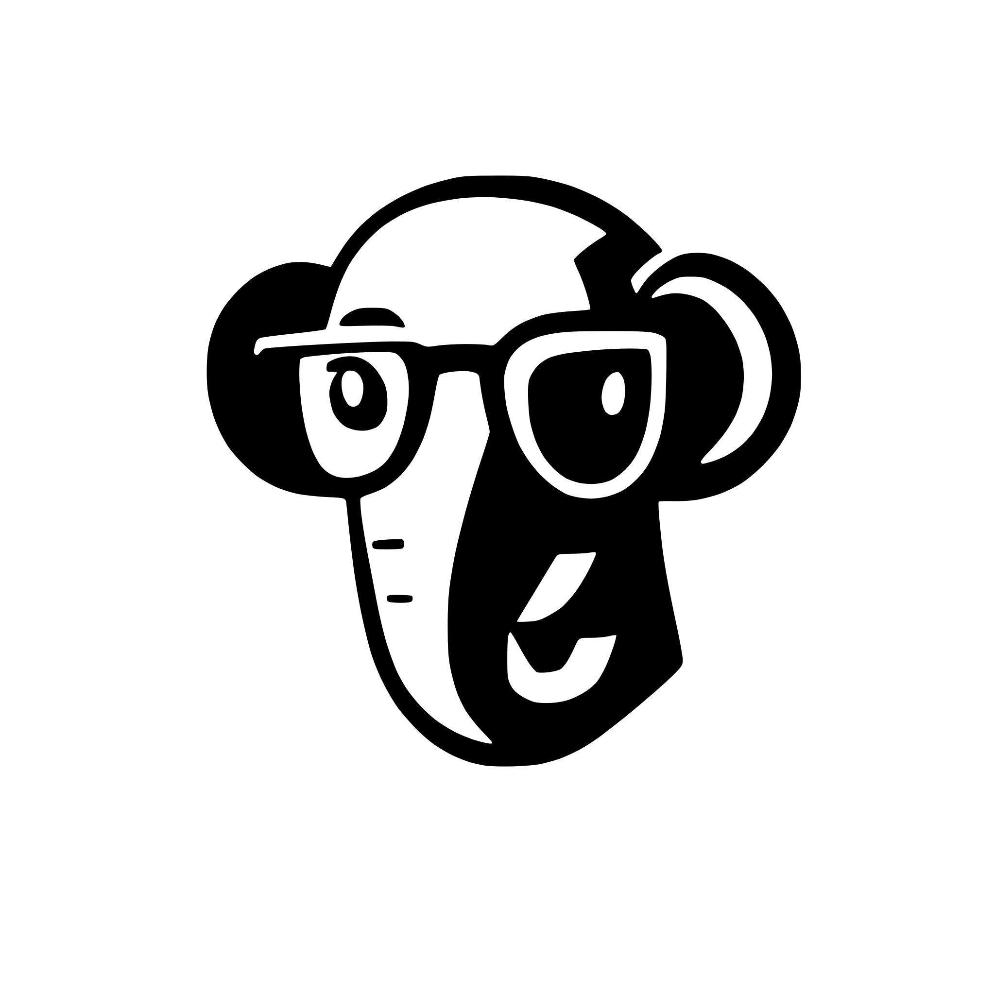 AI-generated SVG of a Fontawersome icon of an elephant with glasses