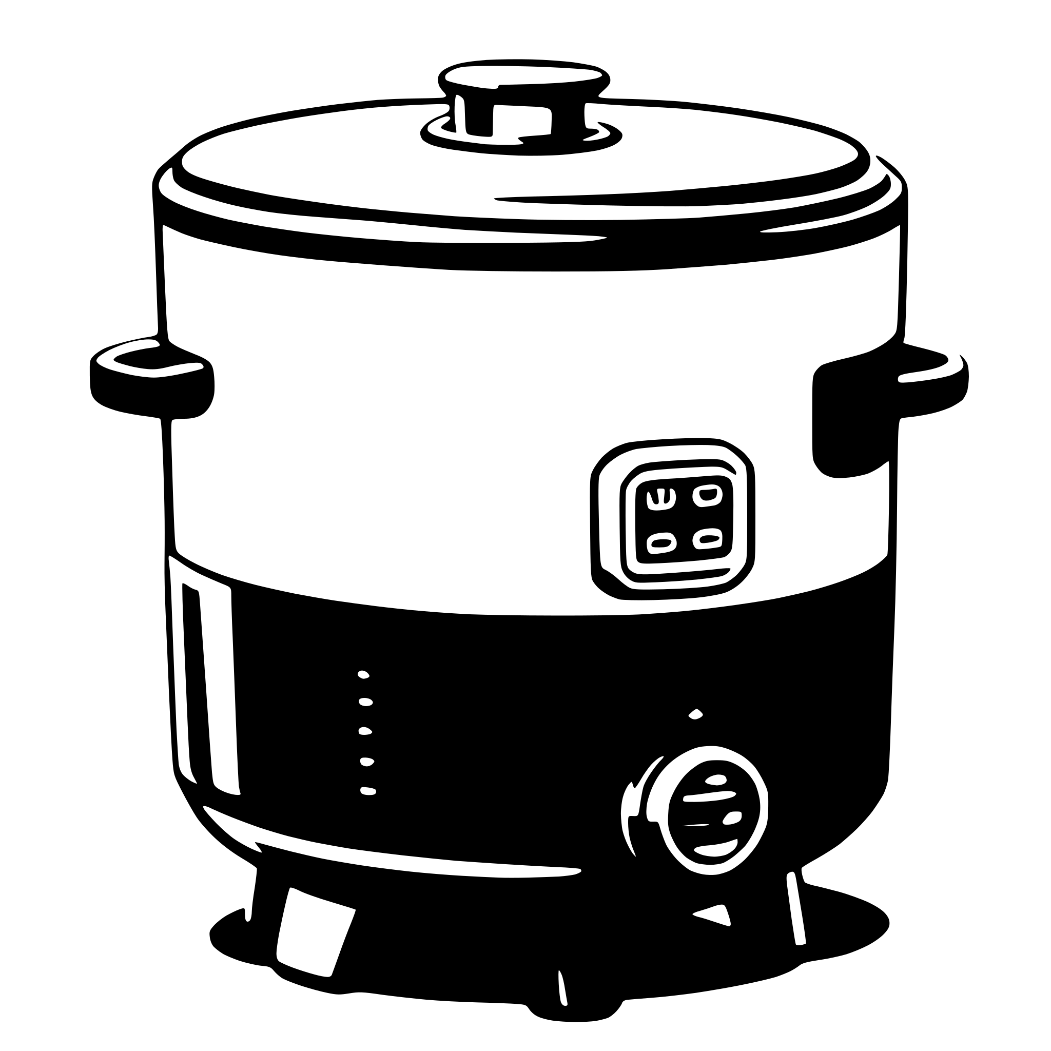 AI-generated SVG of 'rice cooker'