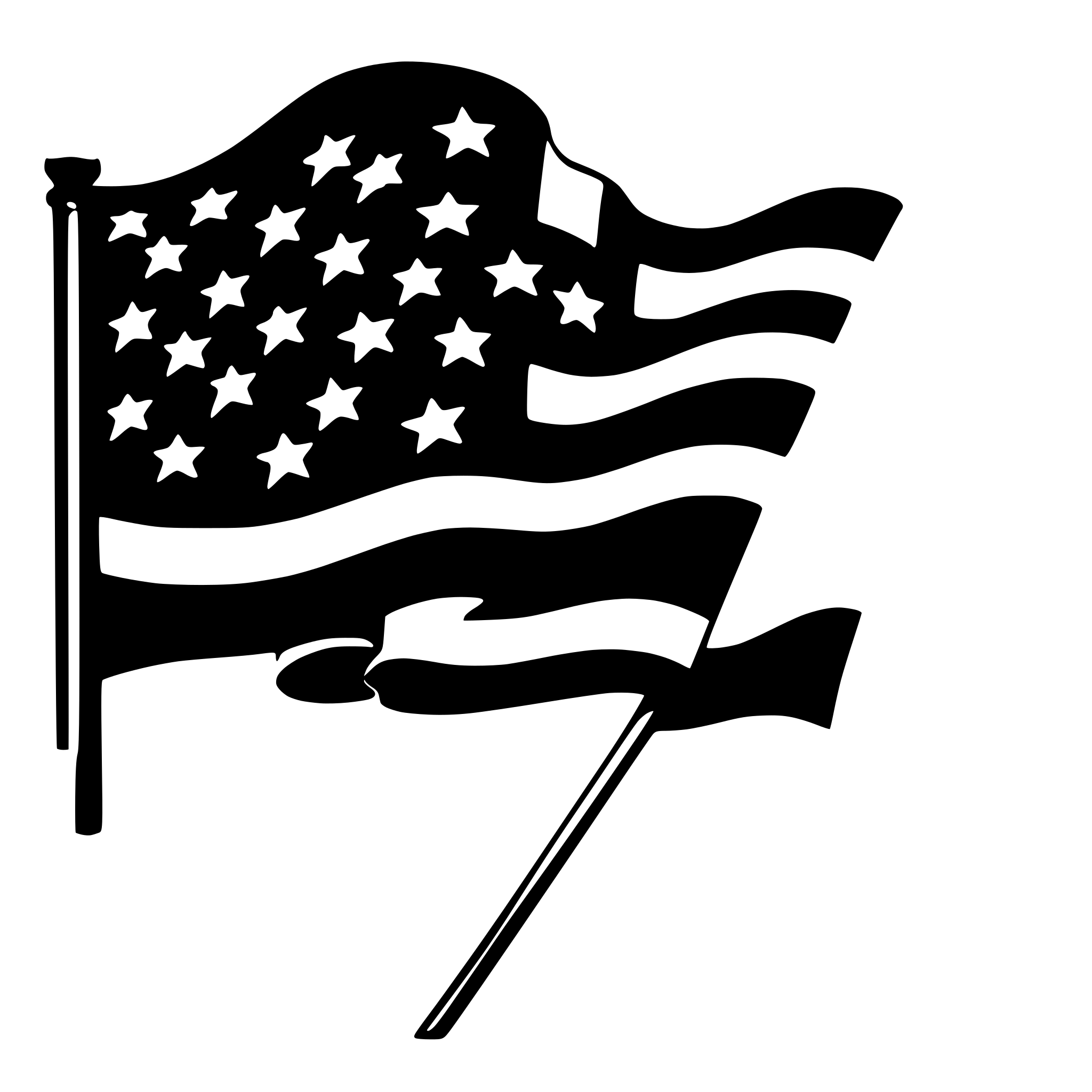 AI-generated SVG of 'patrioc flag'