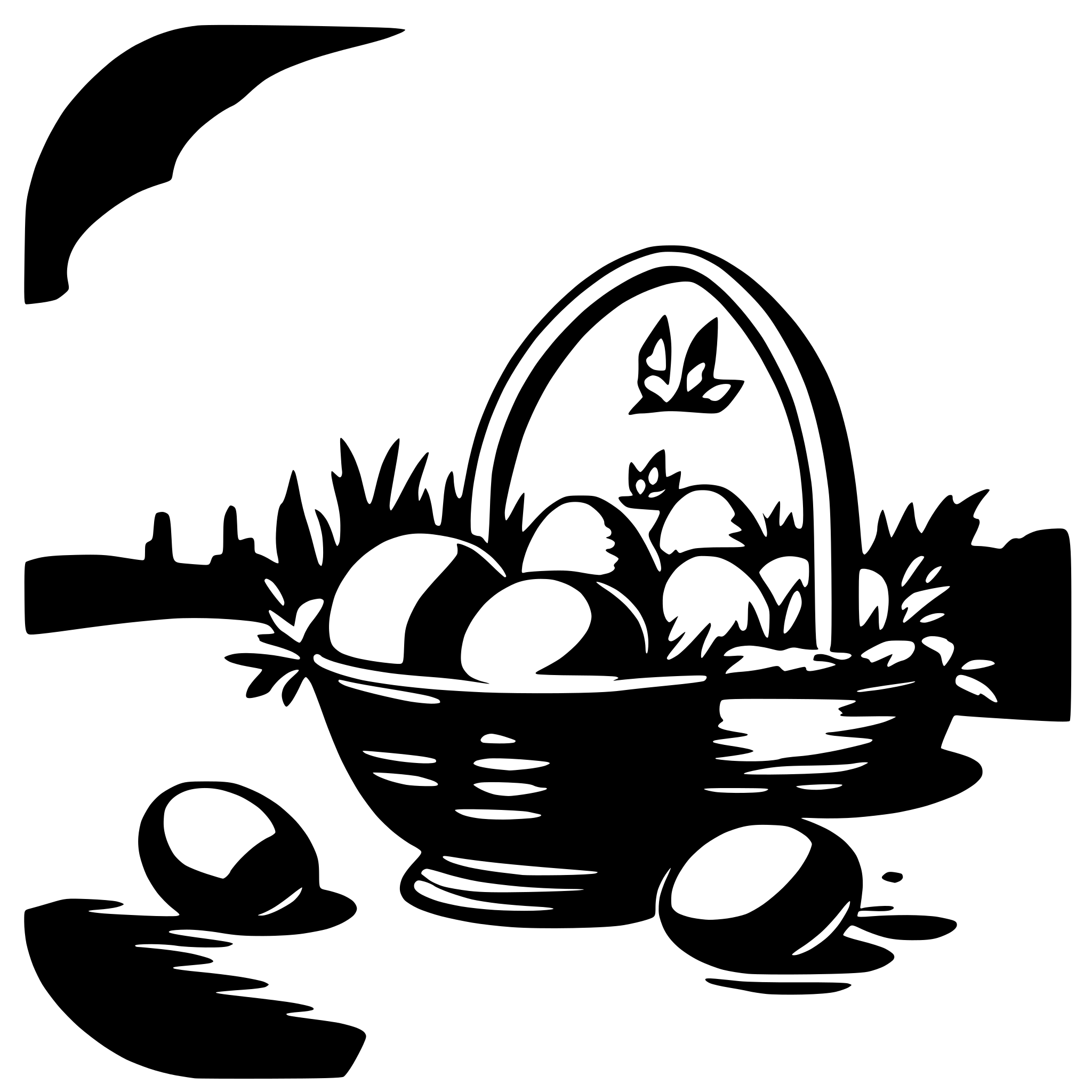 AI-generated SVG of 'CNA easter svg'