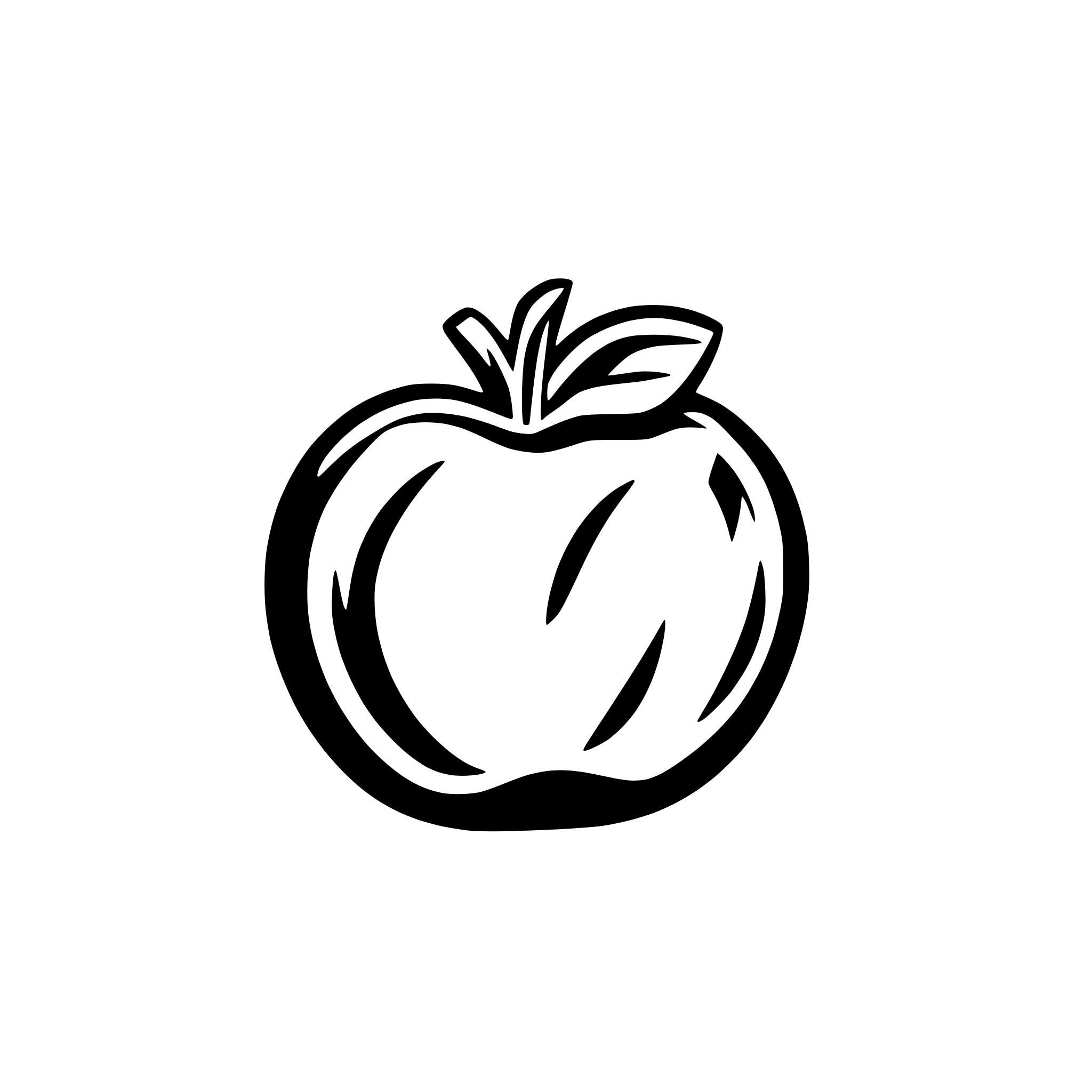 AI-generated SVG of a apple