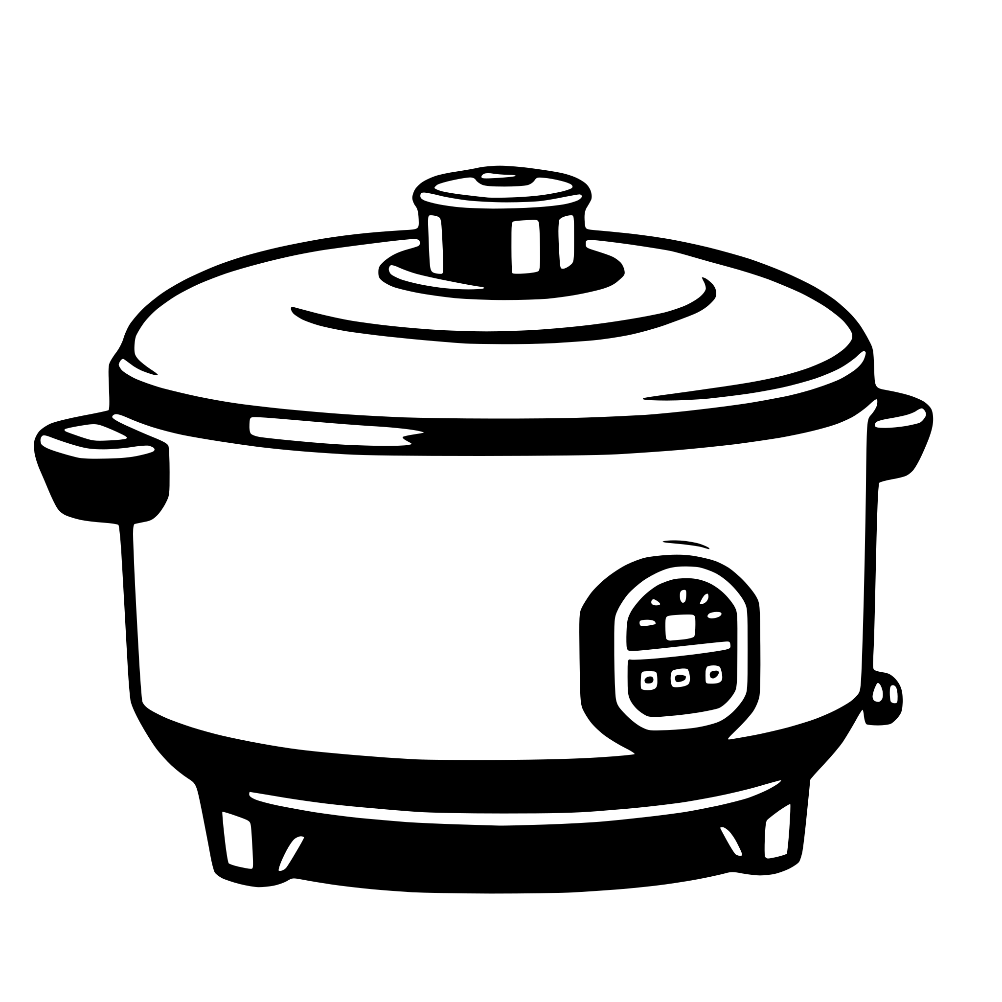 AI-generated SVG of a rice cooker