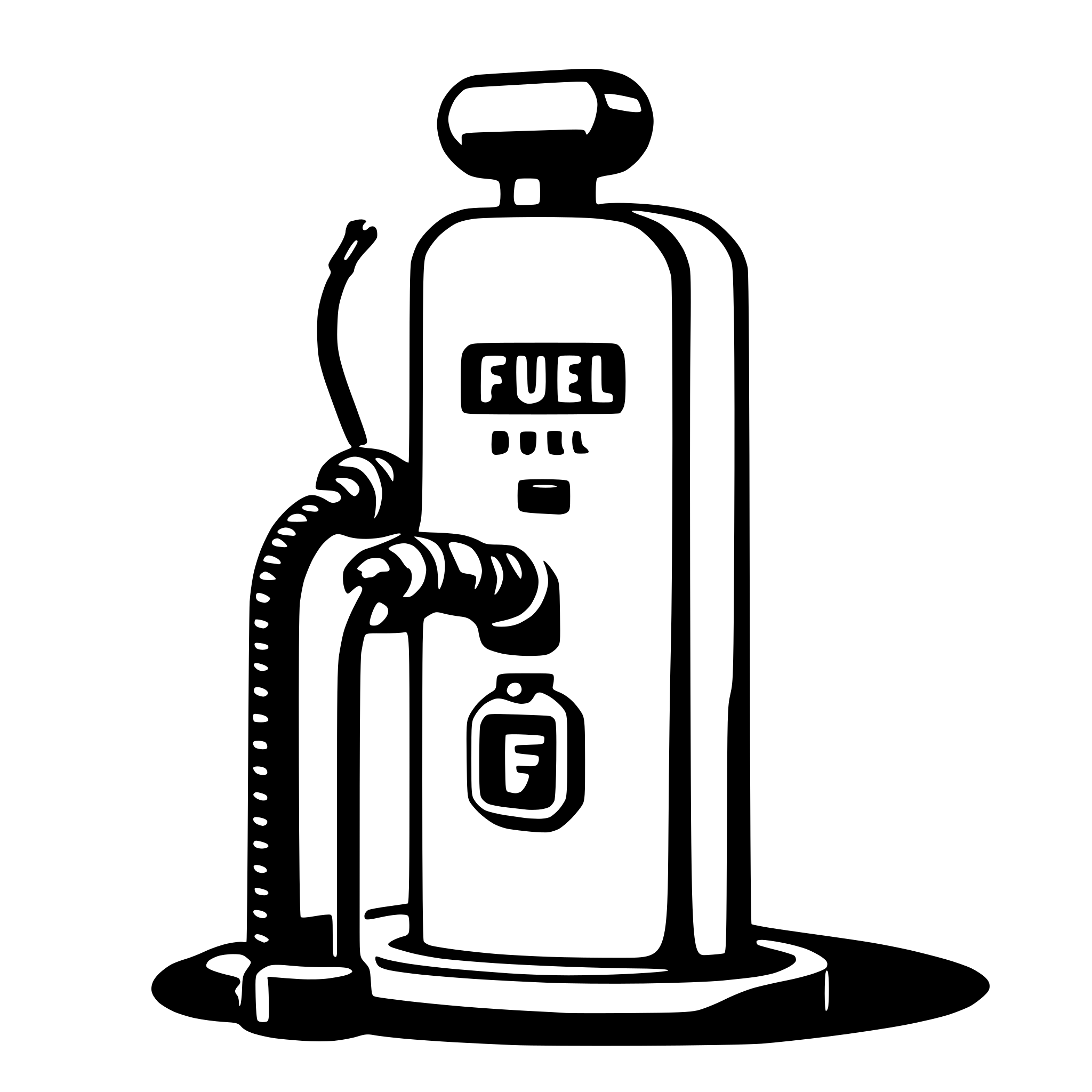 AI-generated SVG of a fuel buddy