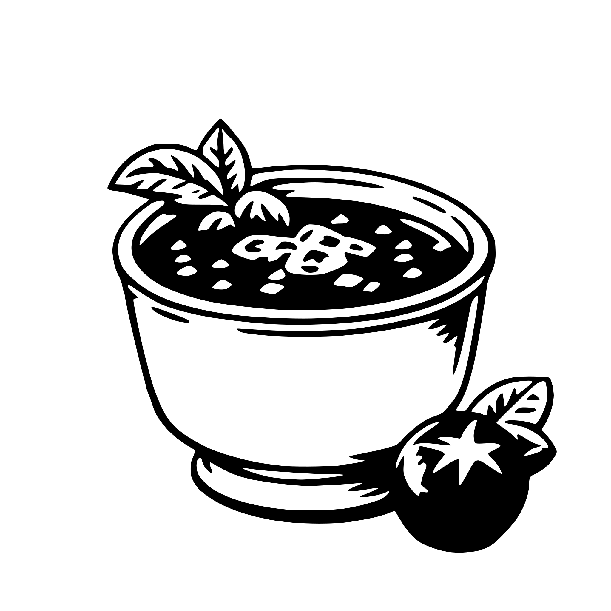 AI-generated SVG of 'gazpacho'