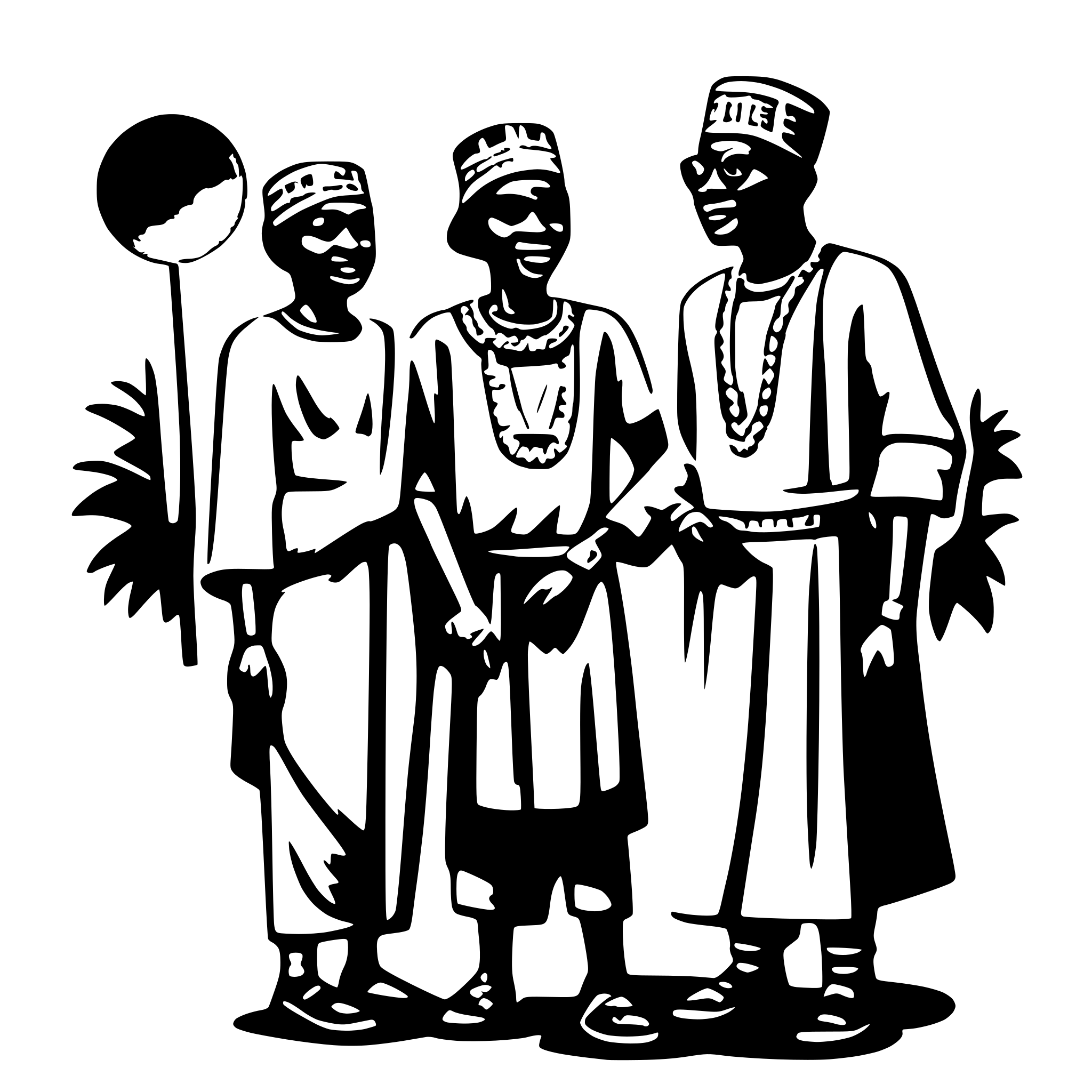 AI-generated SVG of 'nigeria festival'