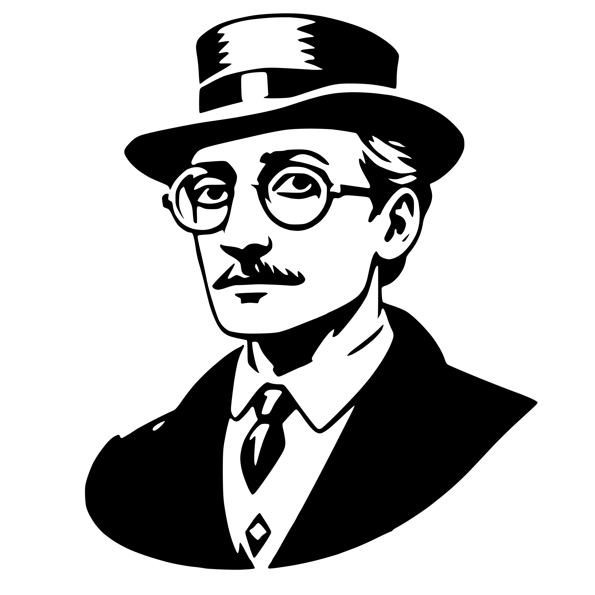 AI-generated SVG of 'james joyce'