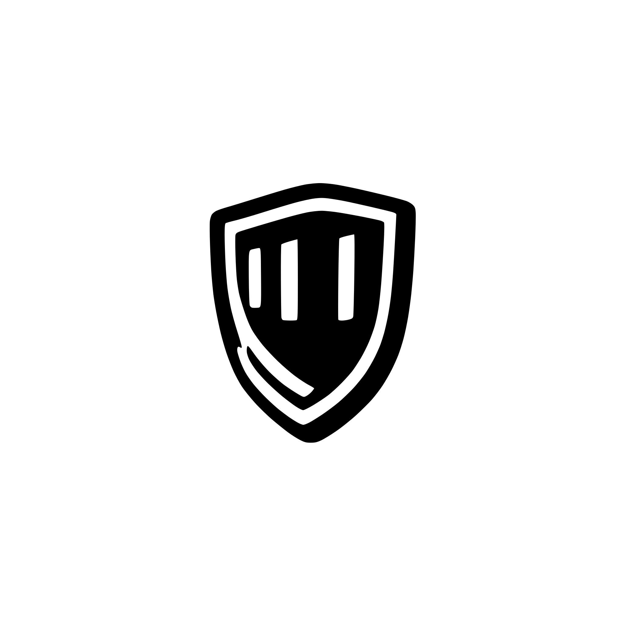 AI-generated SVG of a A clean, modern shield-shaped badge in bronze with a server icon in the center. Minimalist, flat design, suitable for digital use. No text. SVG format.