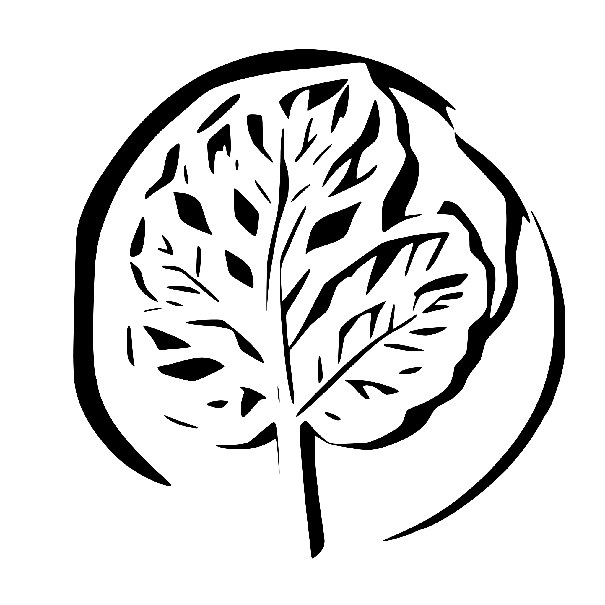 AI-generated SVG of a leaf