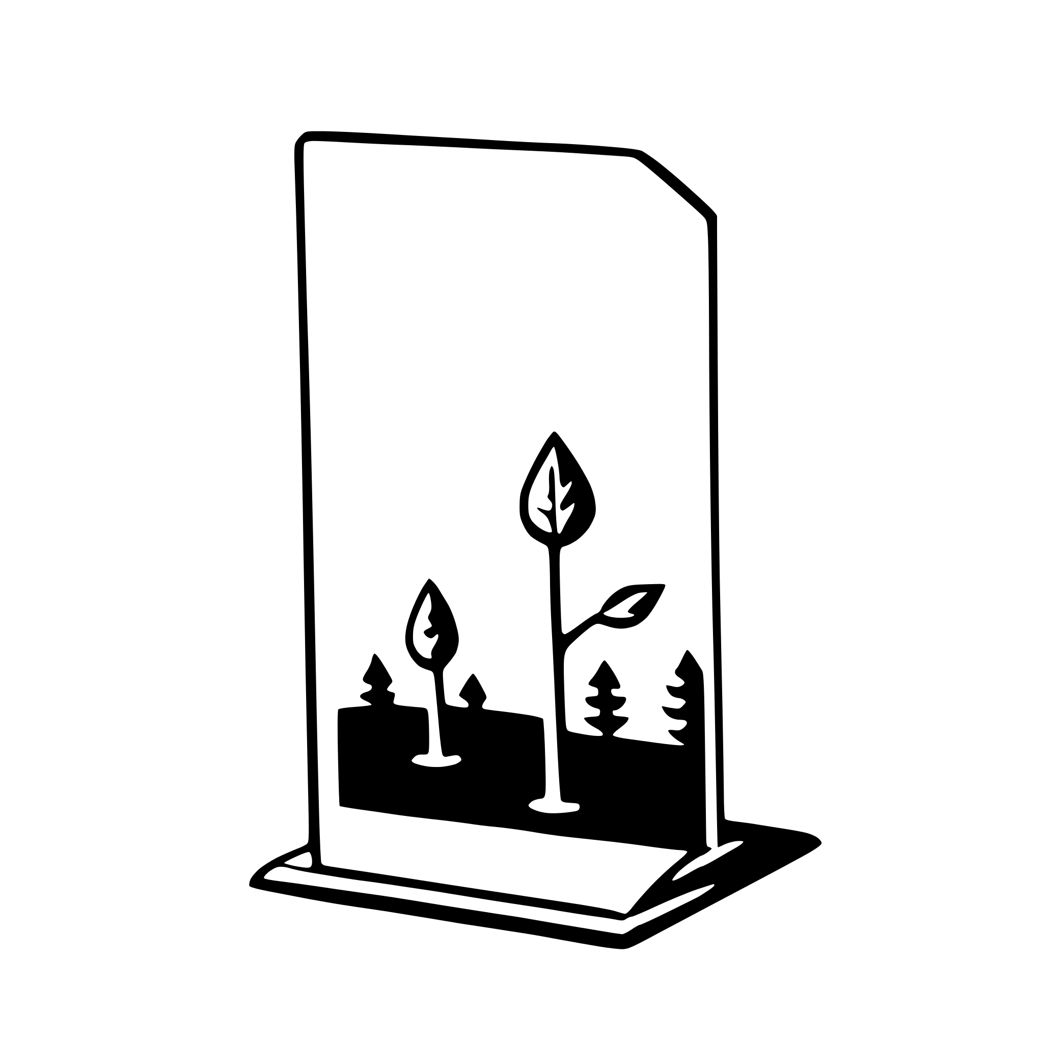 AI-generated SVG of a catalog