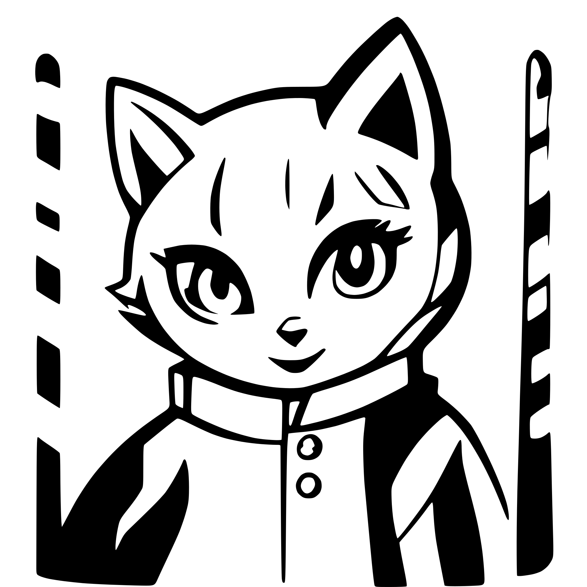 AI-generated SVG of 'cat'