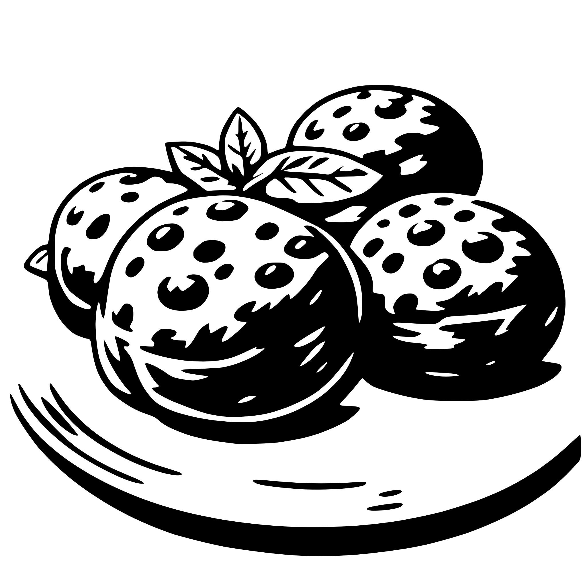 AI-generated SVG of a meat balls