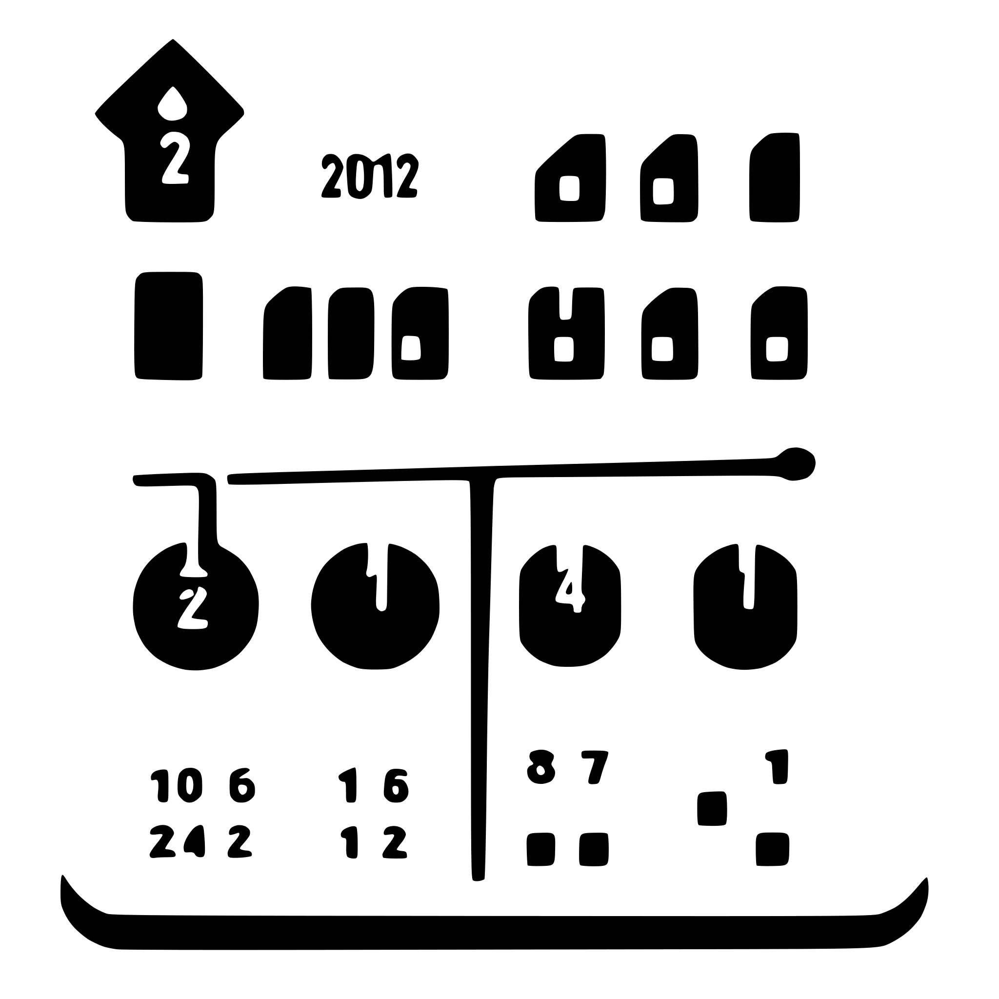 AI-generated SVG of a weakly calender