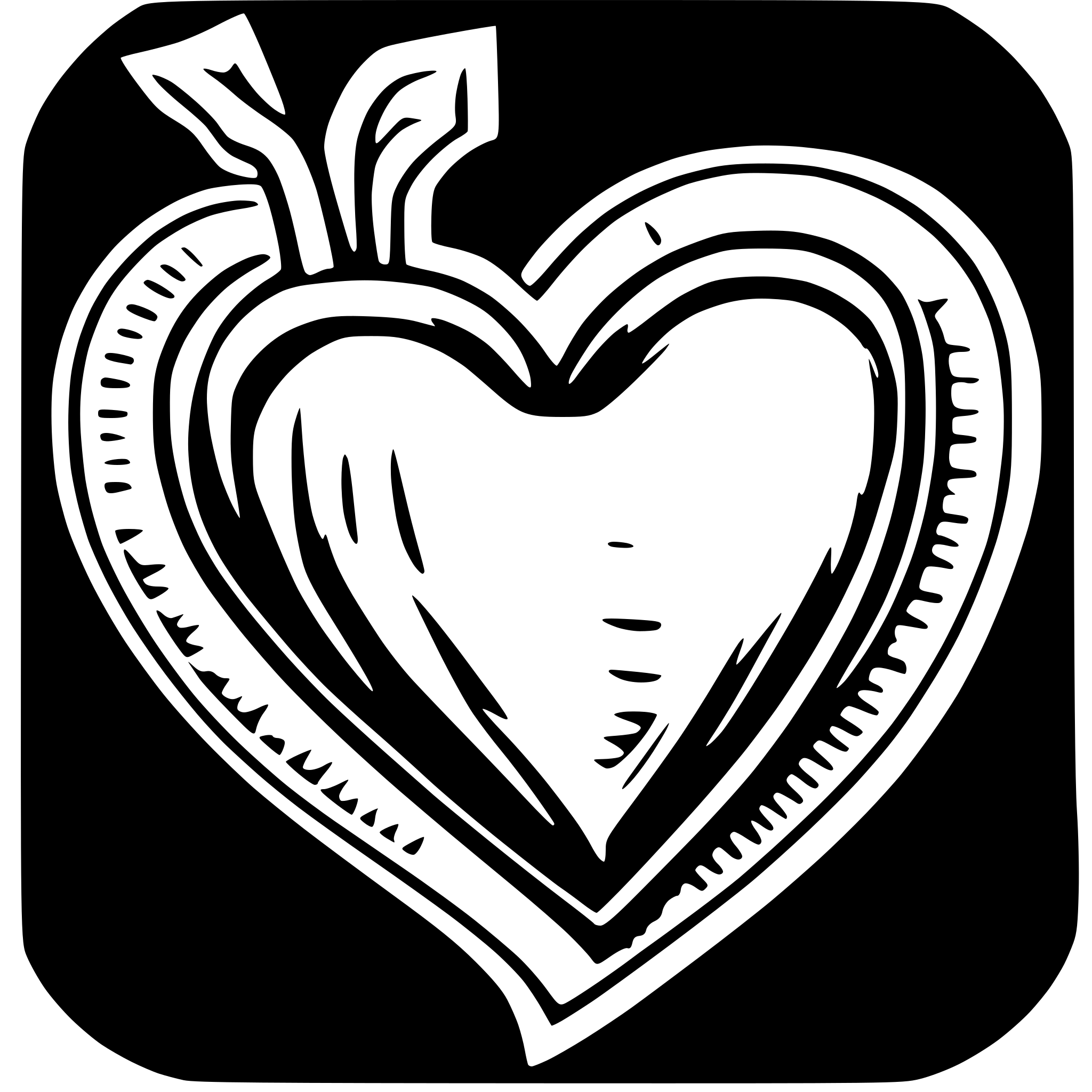 AI-generated SVG of a heart