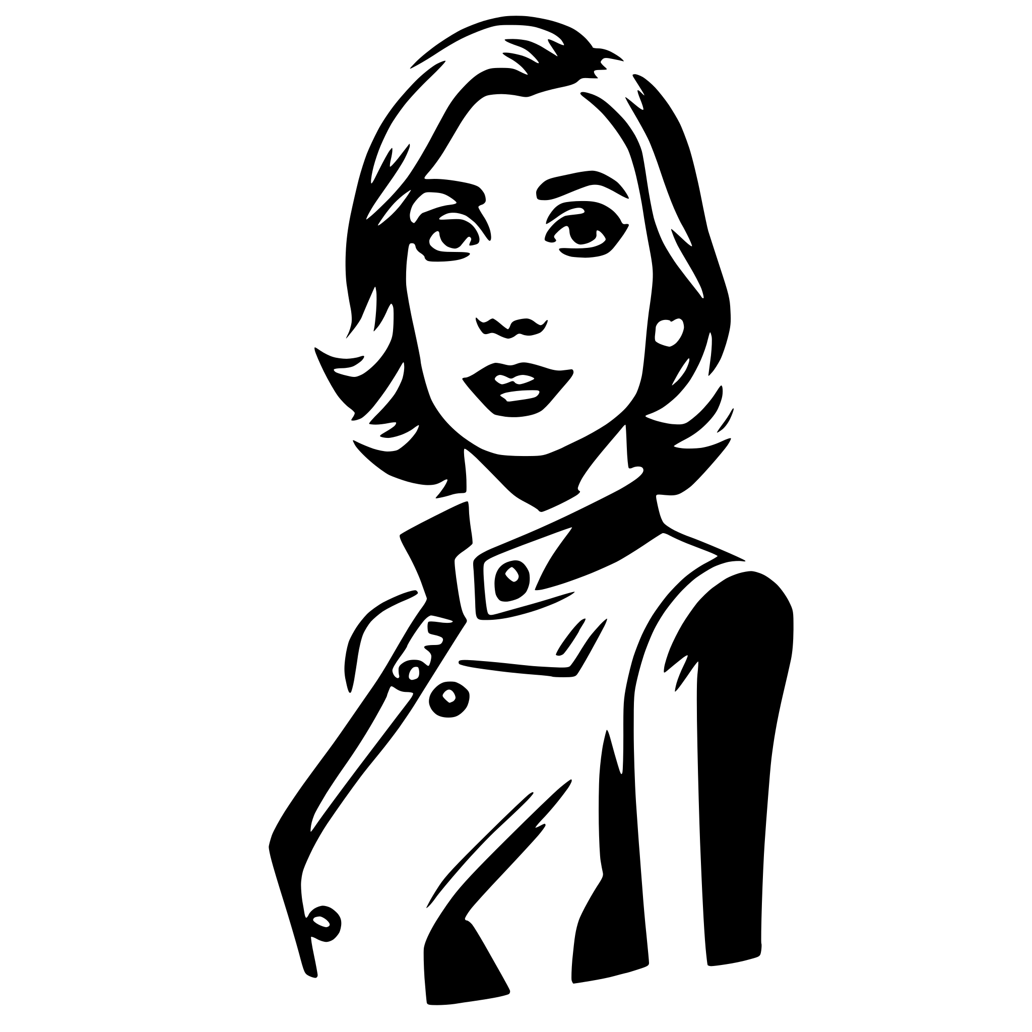 AI-generated SVG of 'fashion designer'