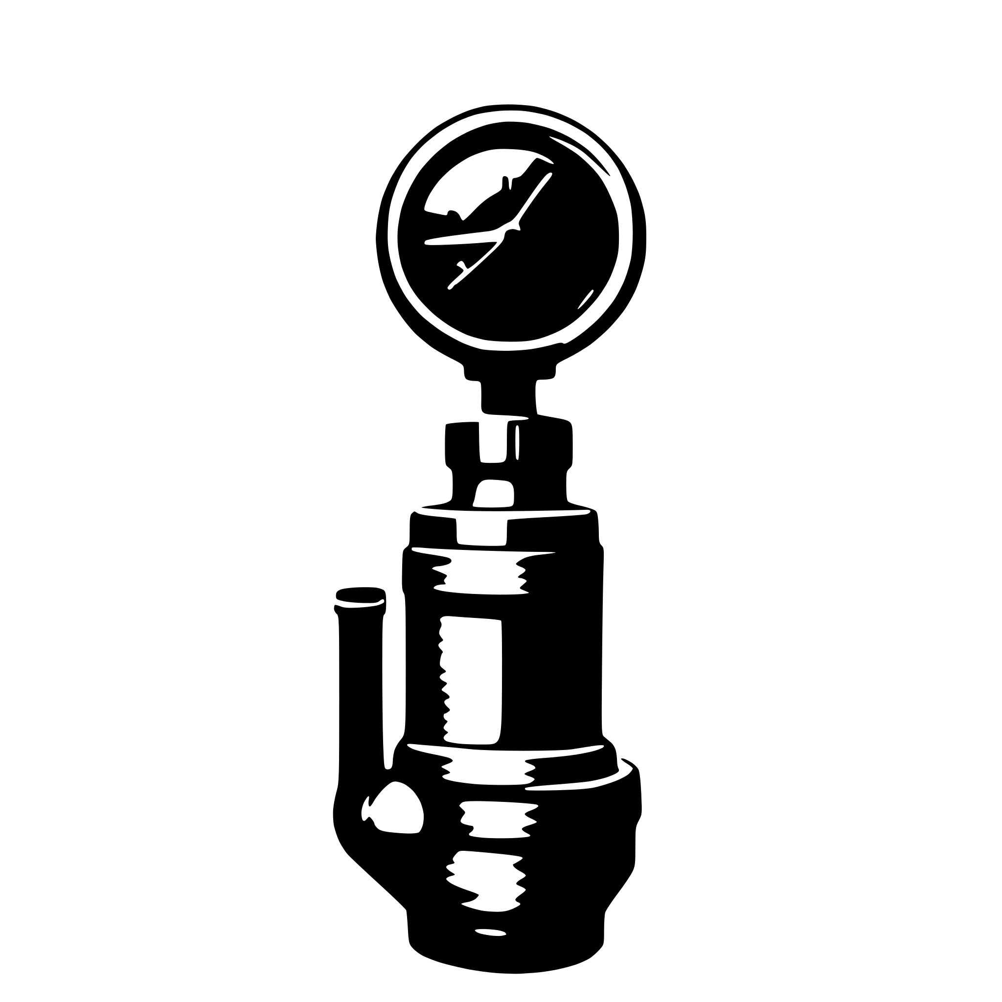 AI-generated SVG of a simple temperature indicator to use on a pipe