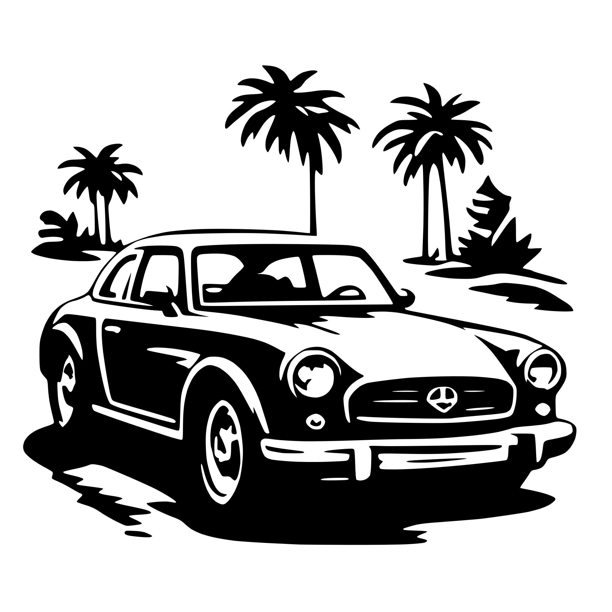 AI-generated SVG of a car-cutout