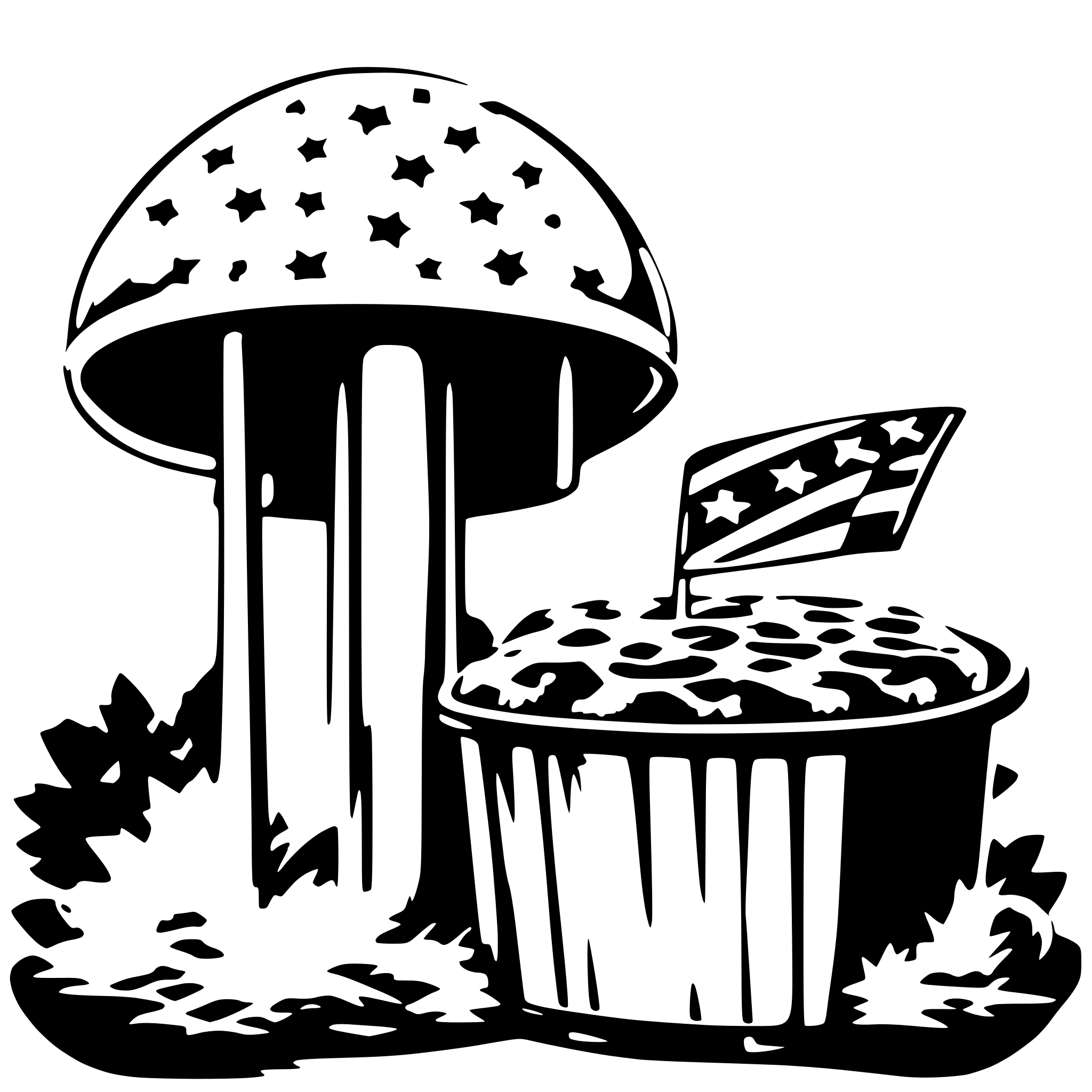 AI-generated SVG of a shake and bake forth of July shirts