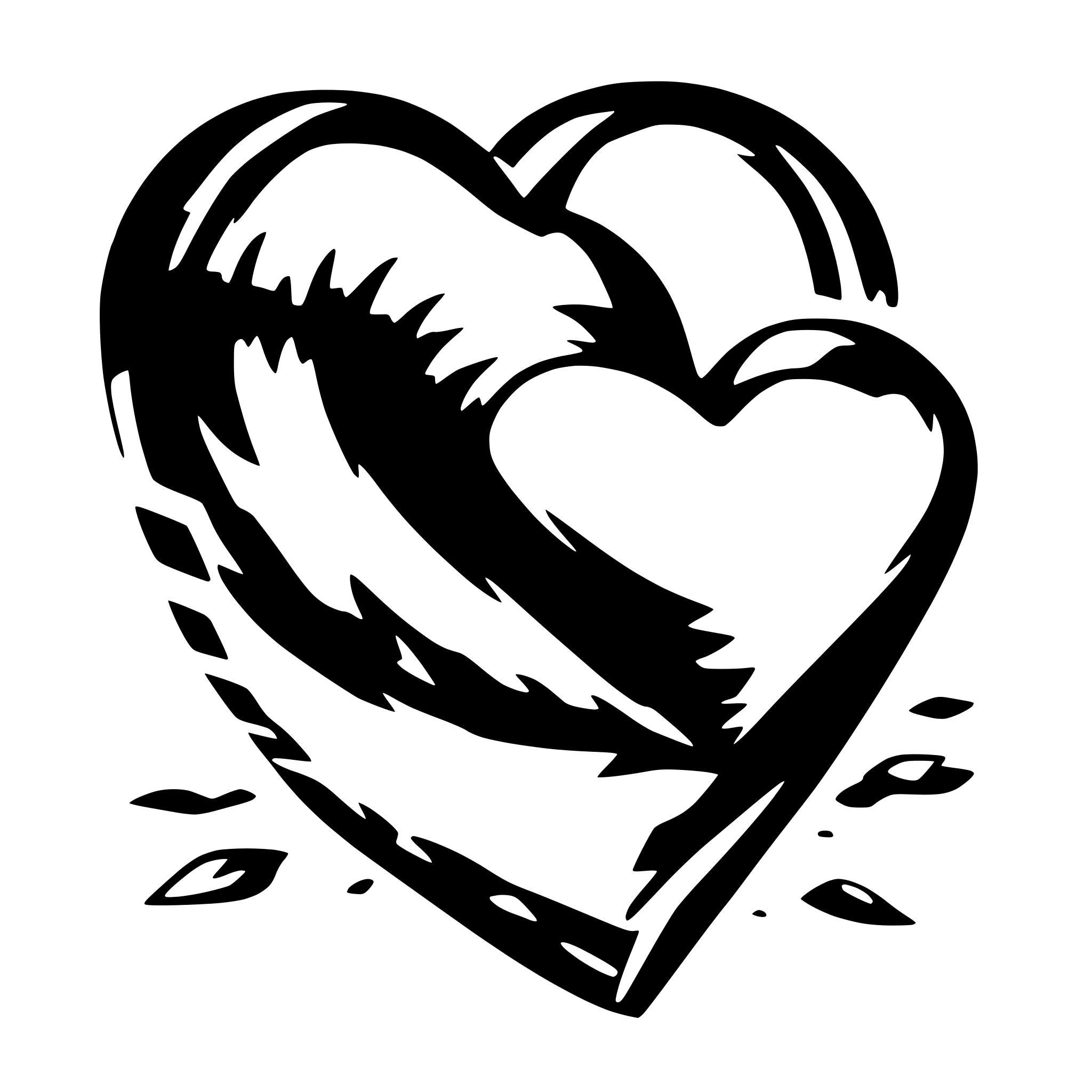 AI-generated SVG of a heart shaped softball getting torn apart