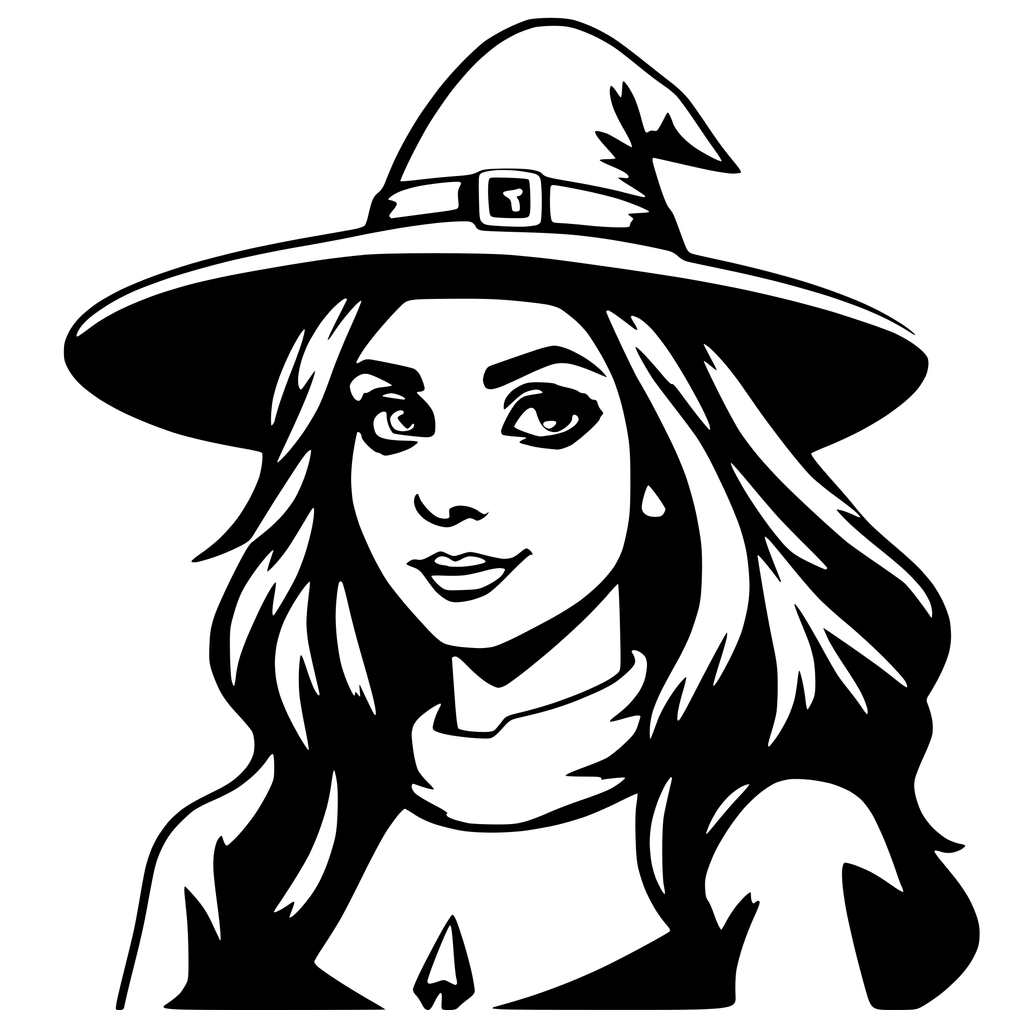 AI-generated SVG of a make simple witch with animation and gradient AI-generated SVG of a make simple witch with animation and gradient