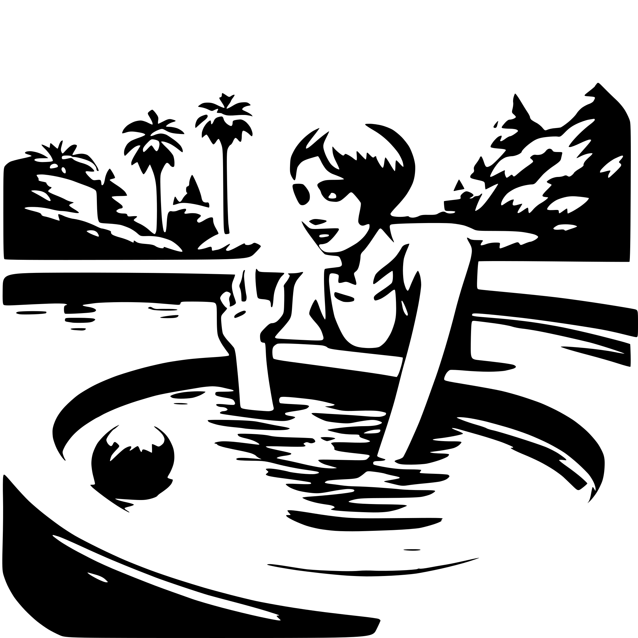 AI-generated SVG of 'swiming in pool'