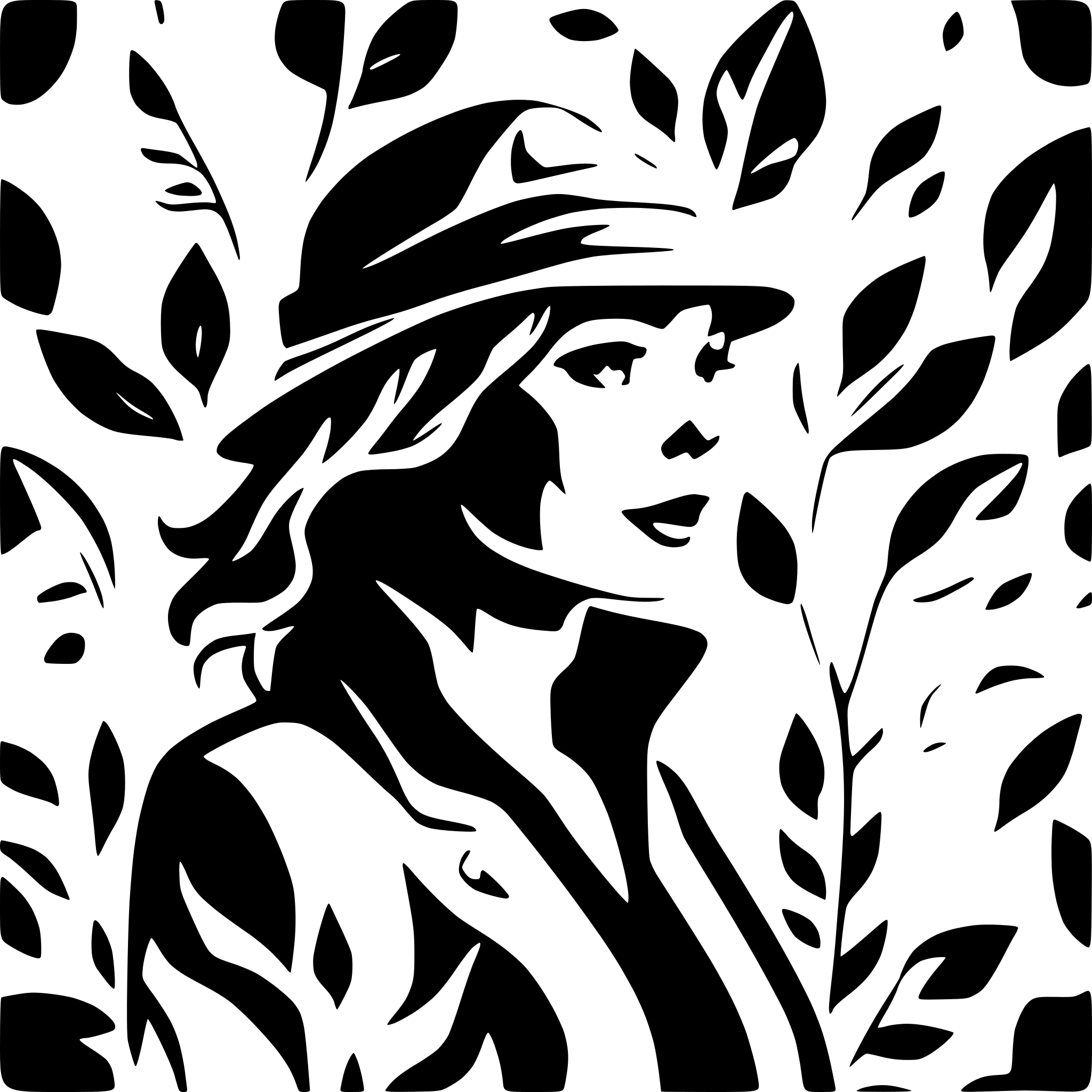 AI-generated SVG of a peaky blinders