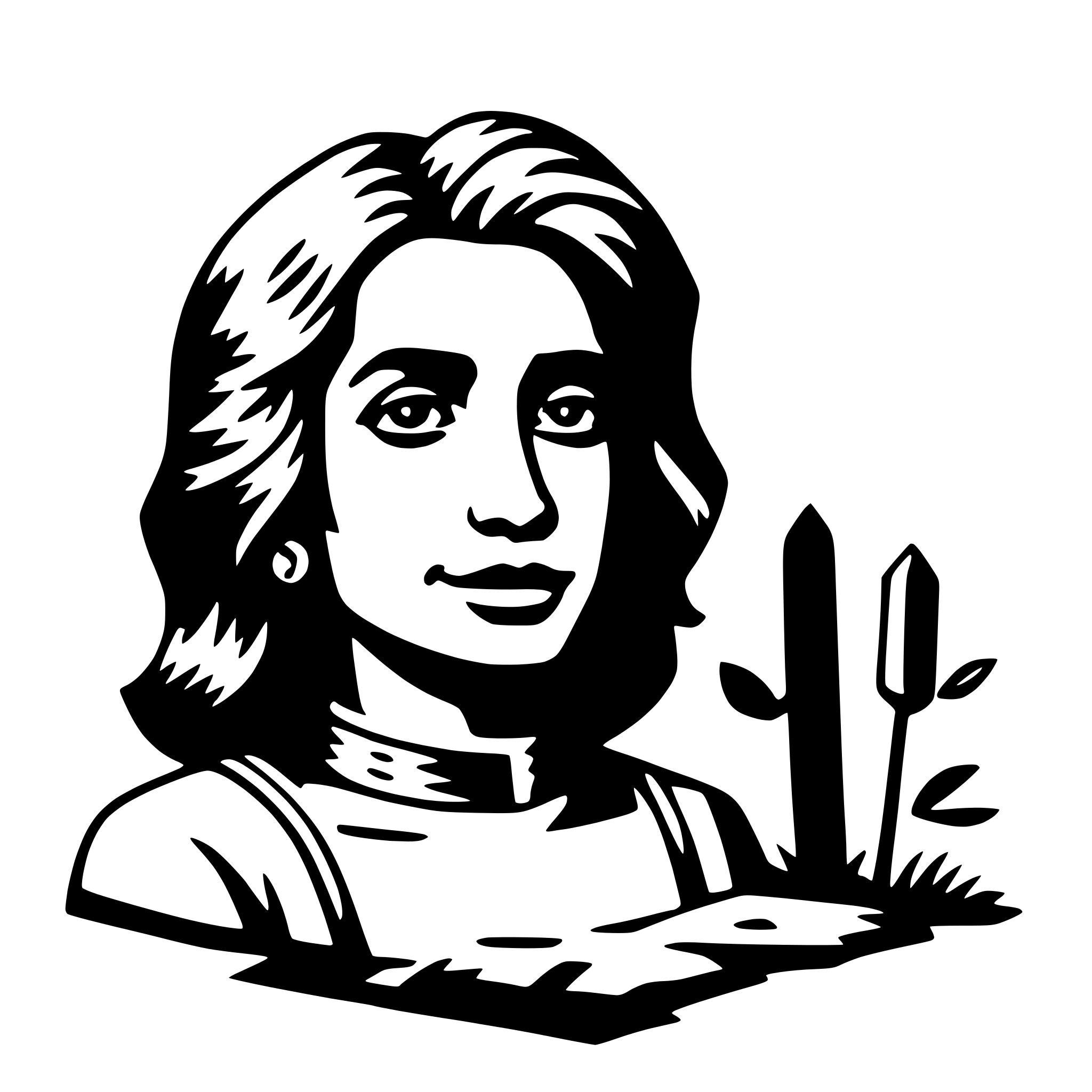 AI-generated SVG of a chac