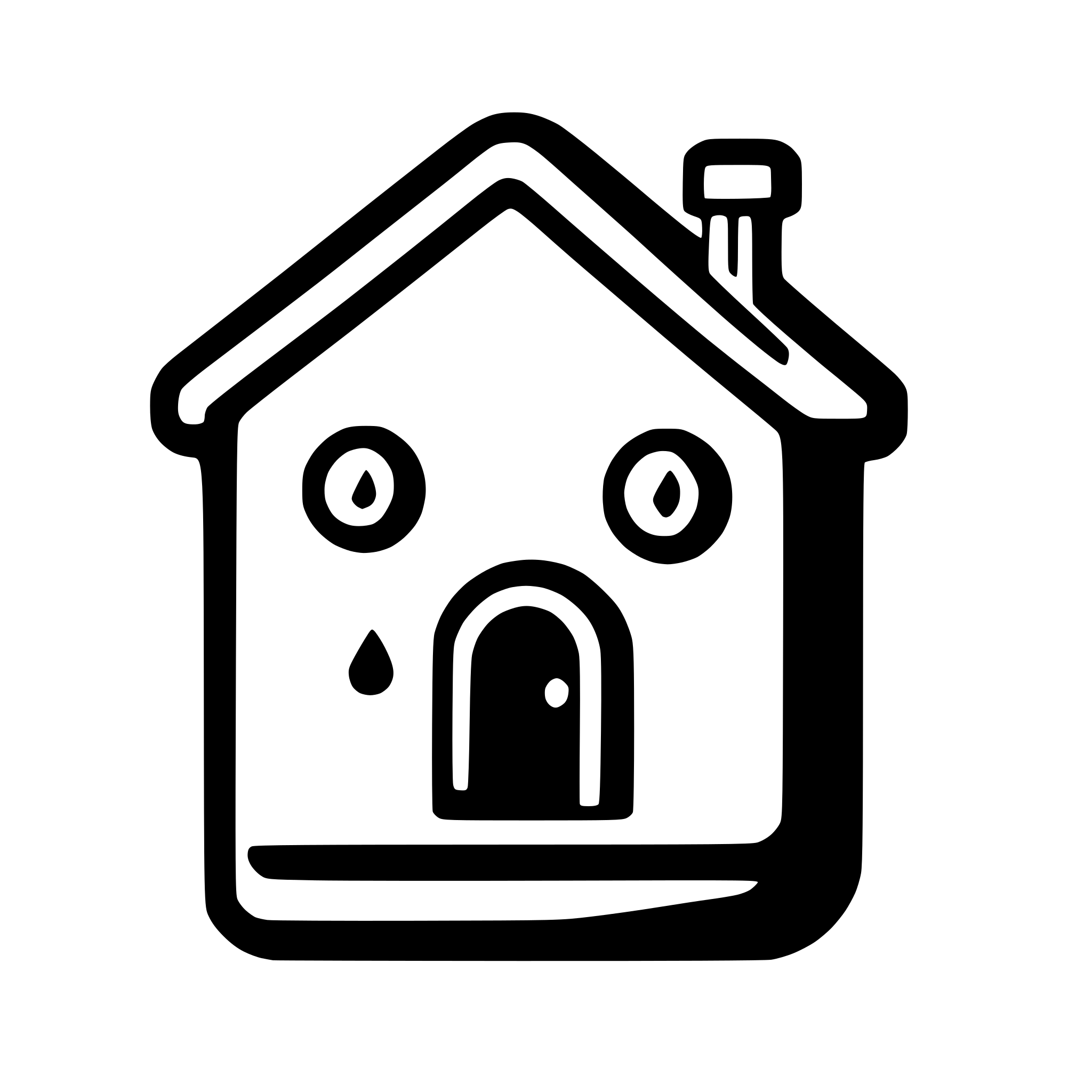 AI-generated SVG of a house