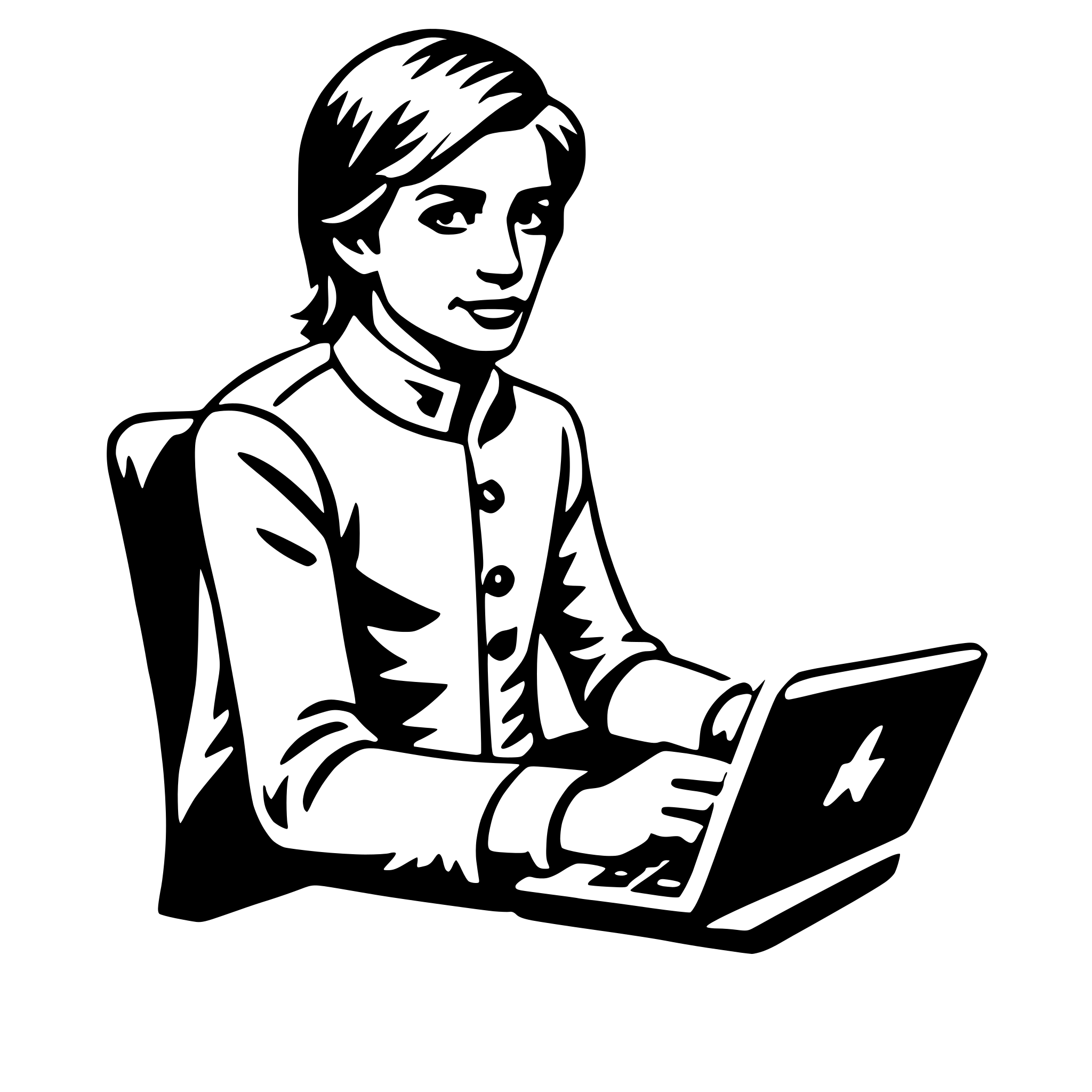 AI-generated SVG of 'programmer'