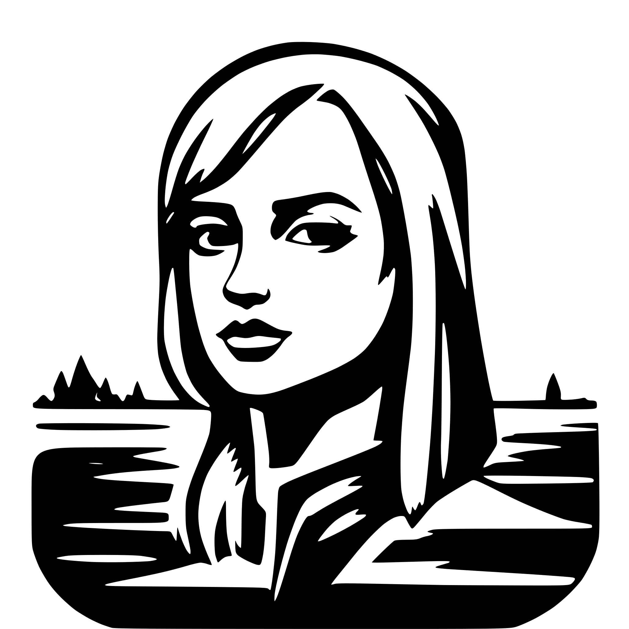 AI-generated SVG of a Logo site web profil minimaliste