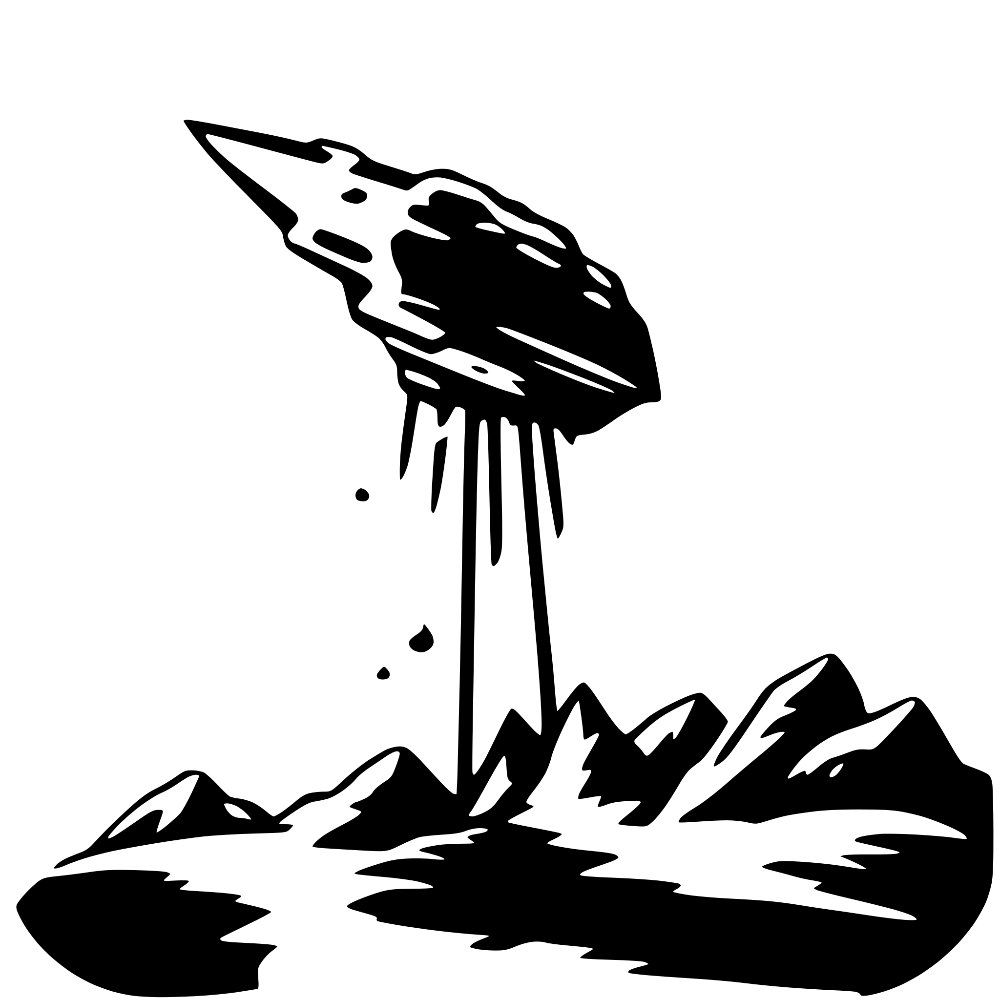 AI-generated SVG of 'comet flat'