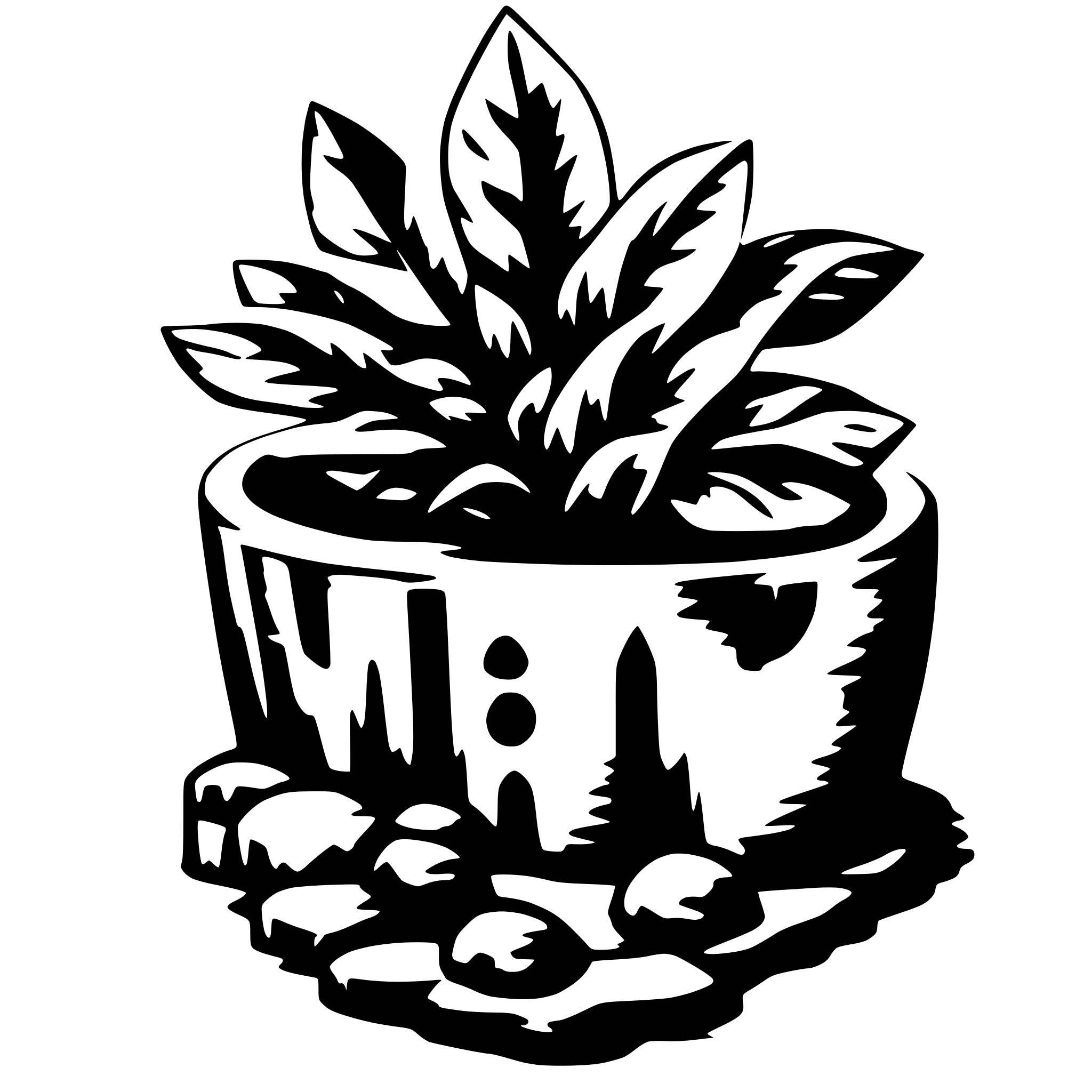 AI-generated SVG of a trou de beigne