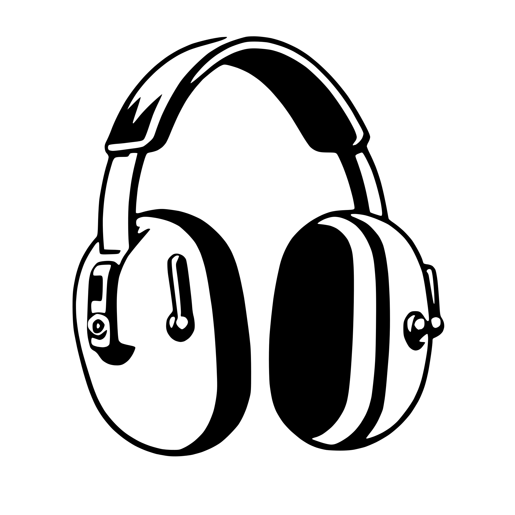 AI-generated SVG of a earmuffs