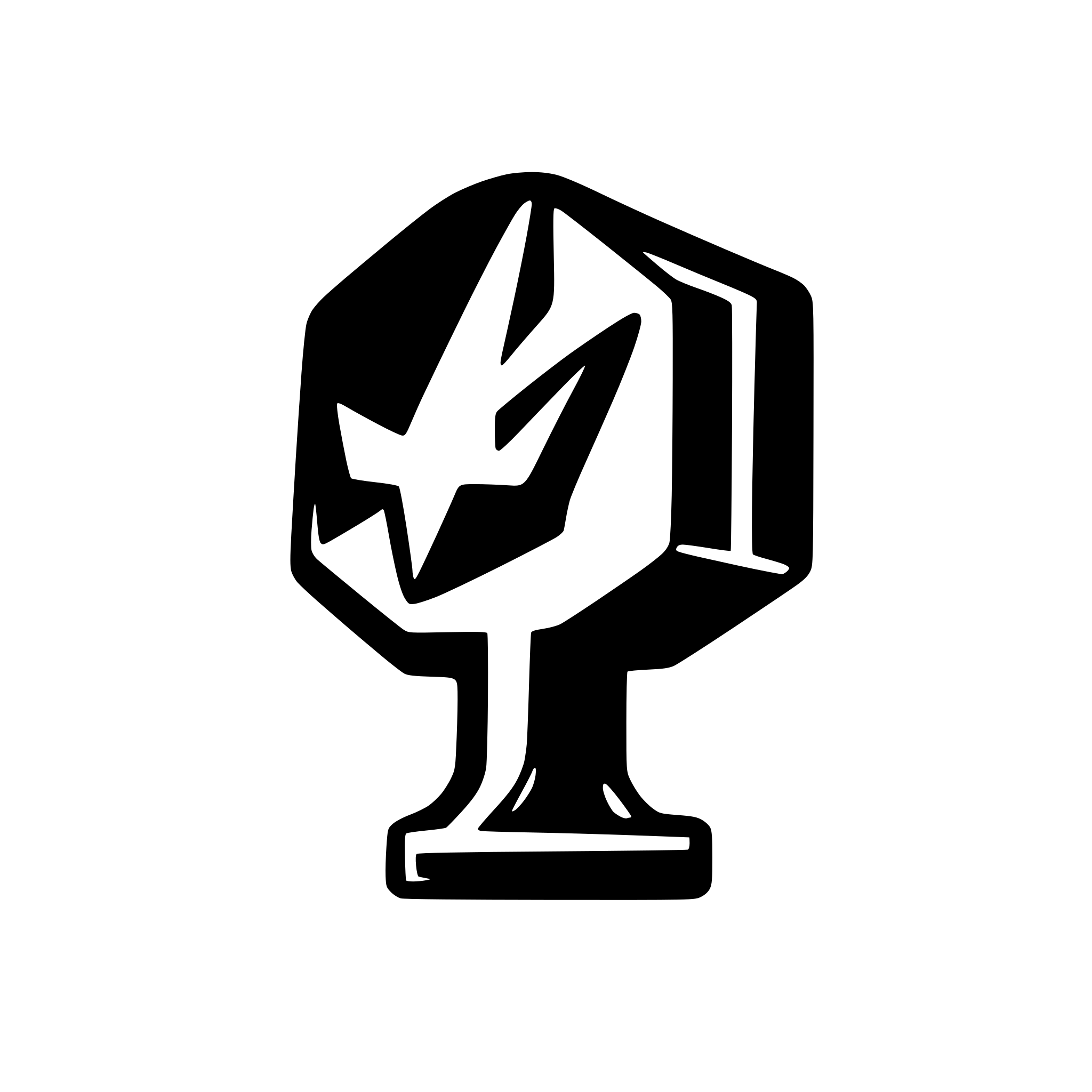 AI-generated SVG of a a fusion of an anvil and the symbol for internet