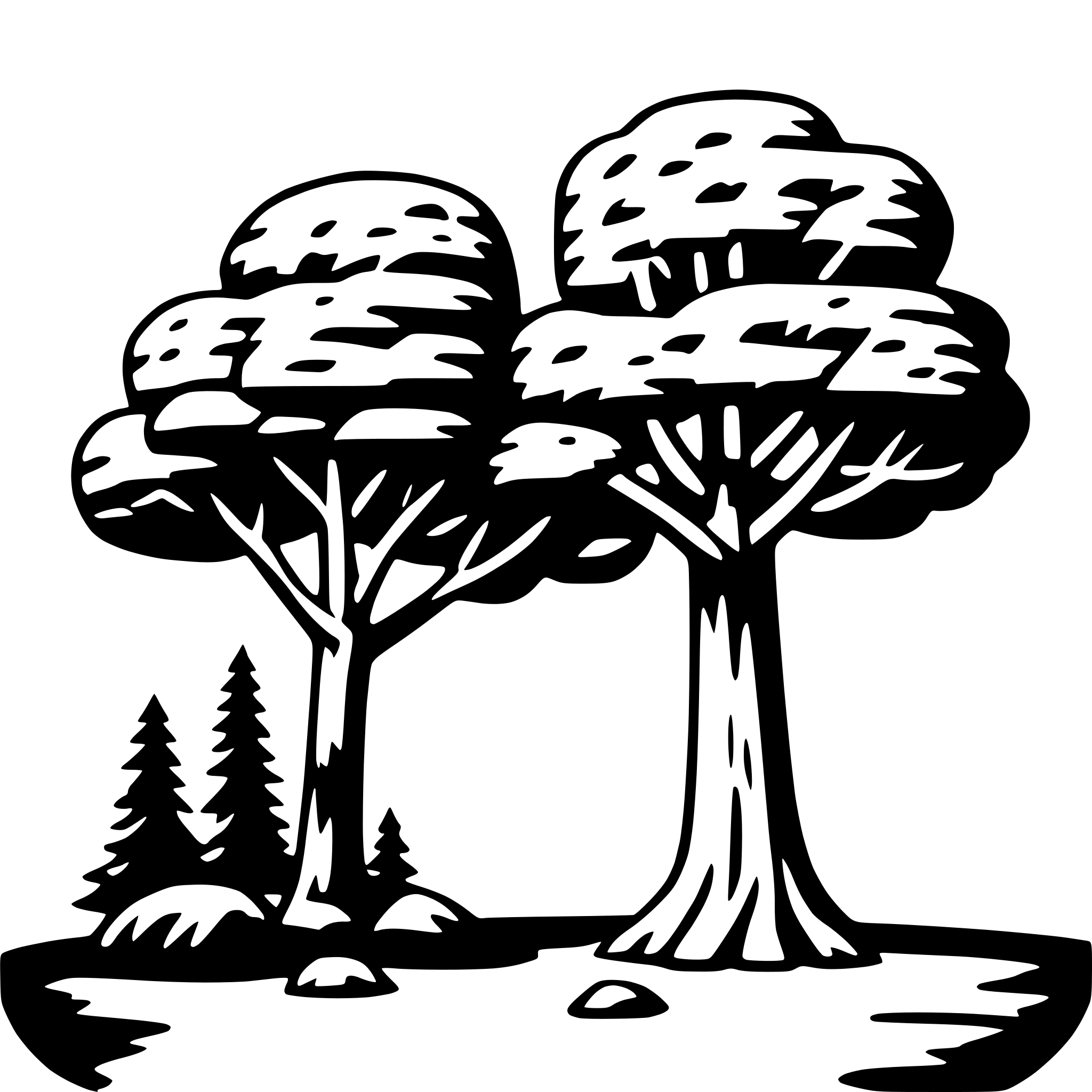 AI-generated SVG of 'sequoia tree'