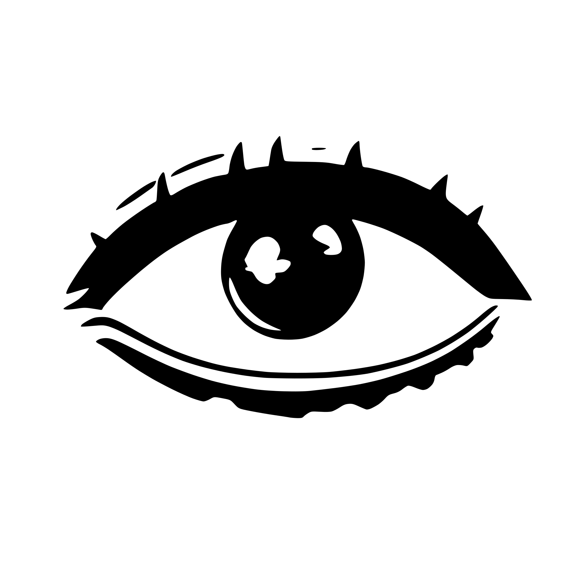 AI-generated SVG of 'angry eyes'