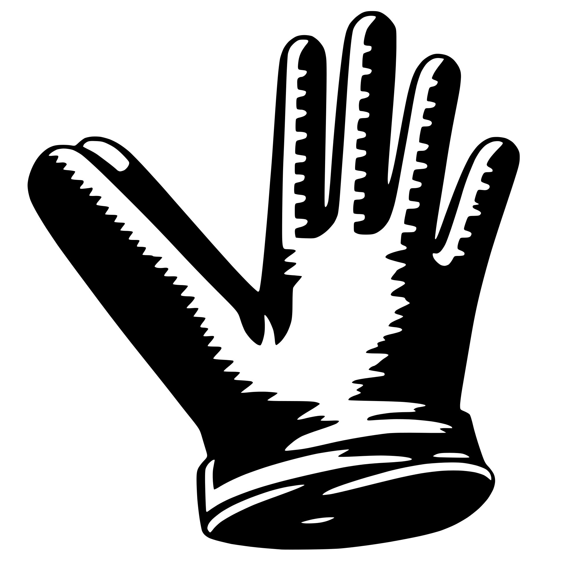 AI-generated SVG of a glove