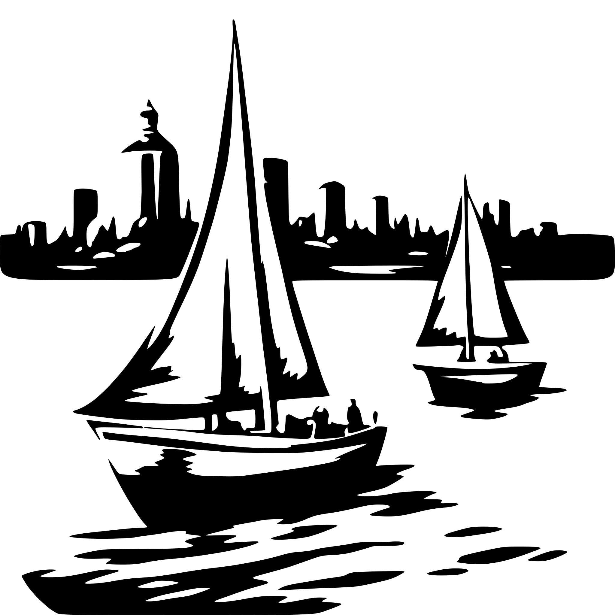 AI-generated SVG of 'sailing boats in a distance'