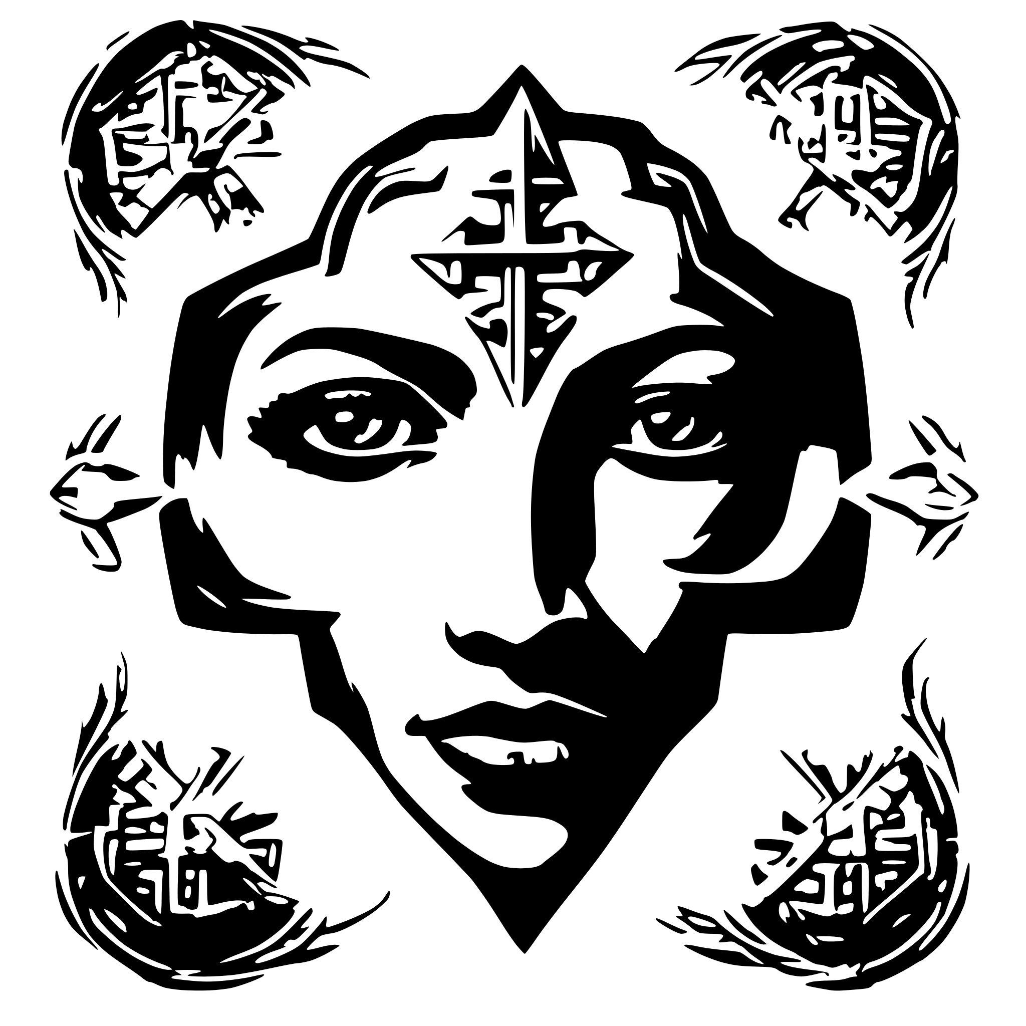 AI-generated SVG of a esoterism