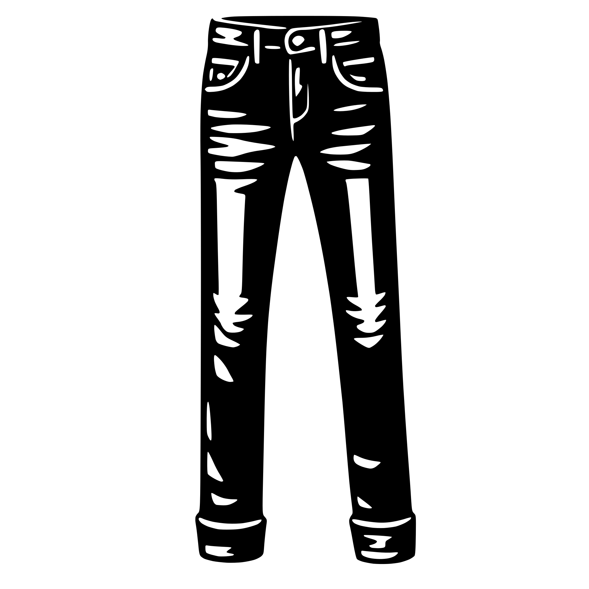 AI-generated SVG of 'jeans'