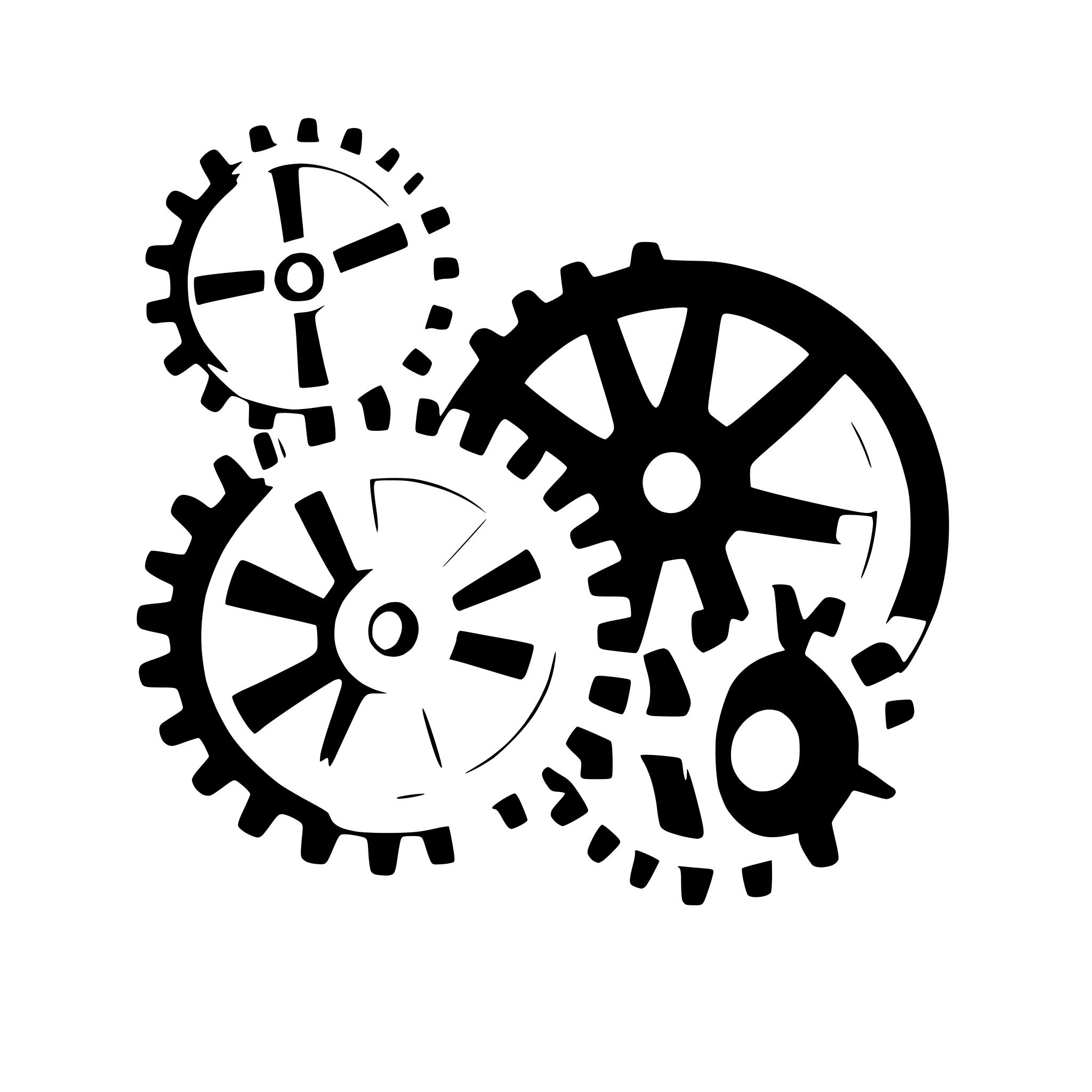 AI-generated SVG of 'steampunk gears and cogs'