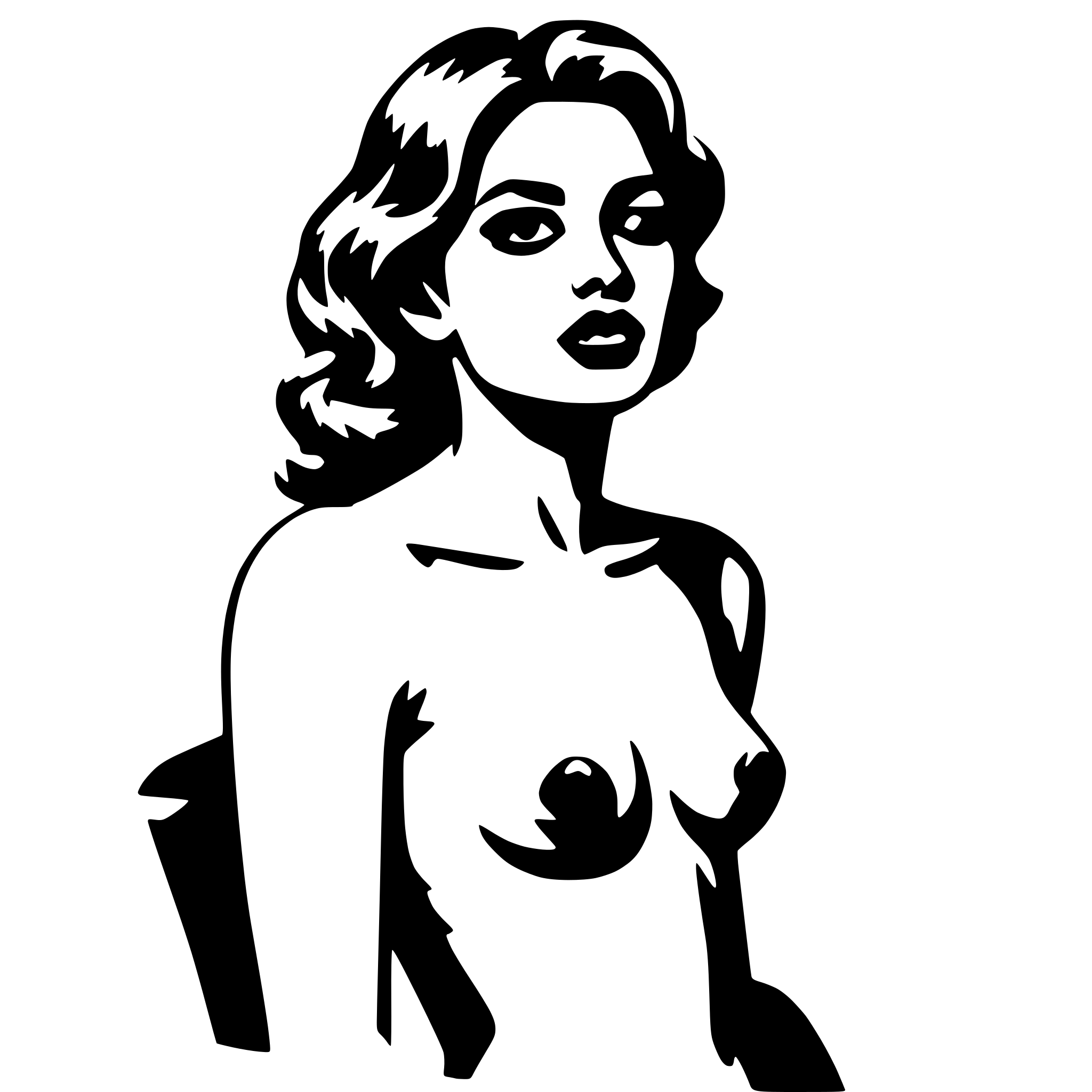 AI-generated SVG of 'Nude'