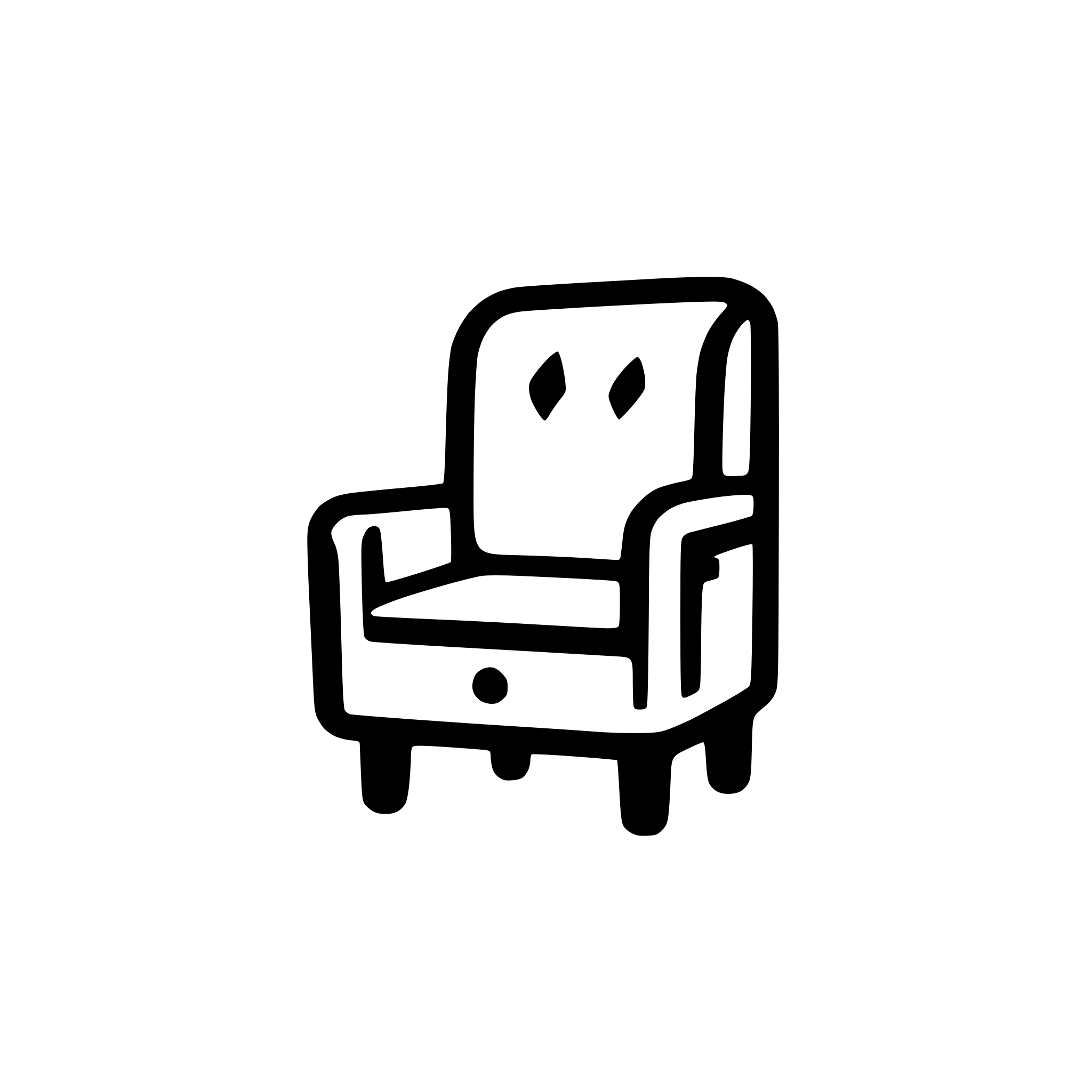 AI-generated SVG of a make an icon for a mobile app for a living room