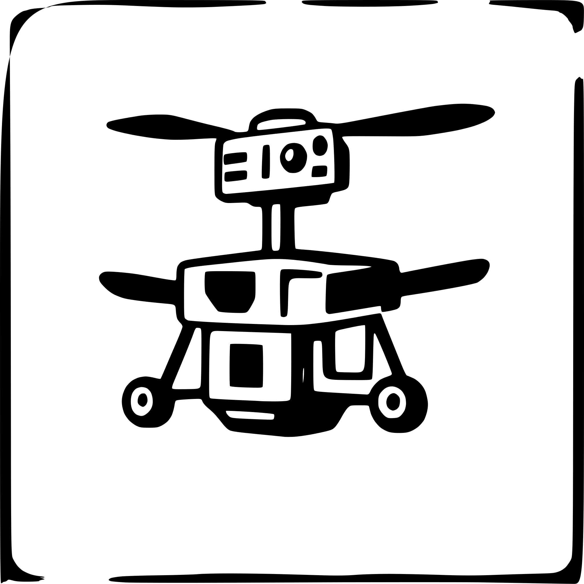 AI-generated SVG of a Generate an icon that is used in a scientific publication that shows a drone with a computer as payload attached underneath