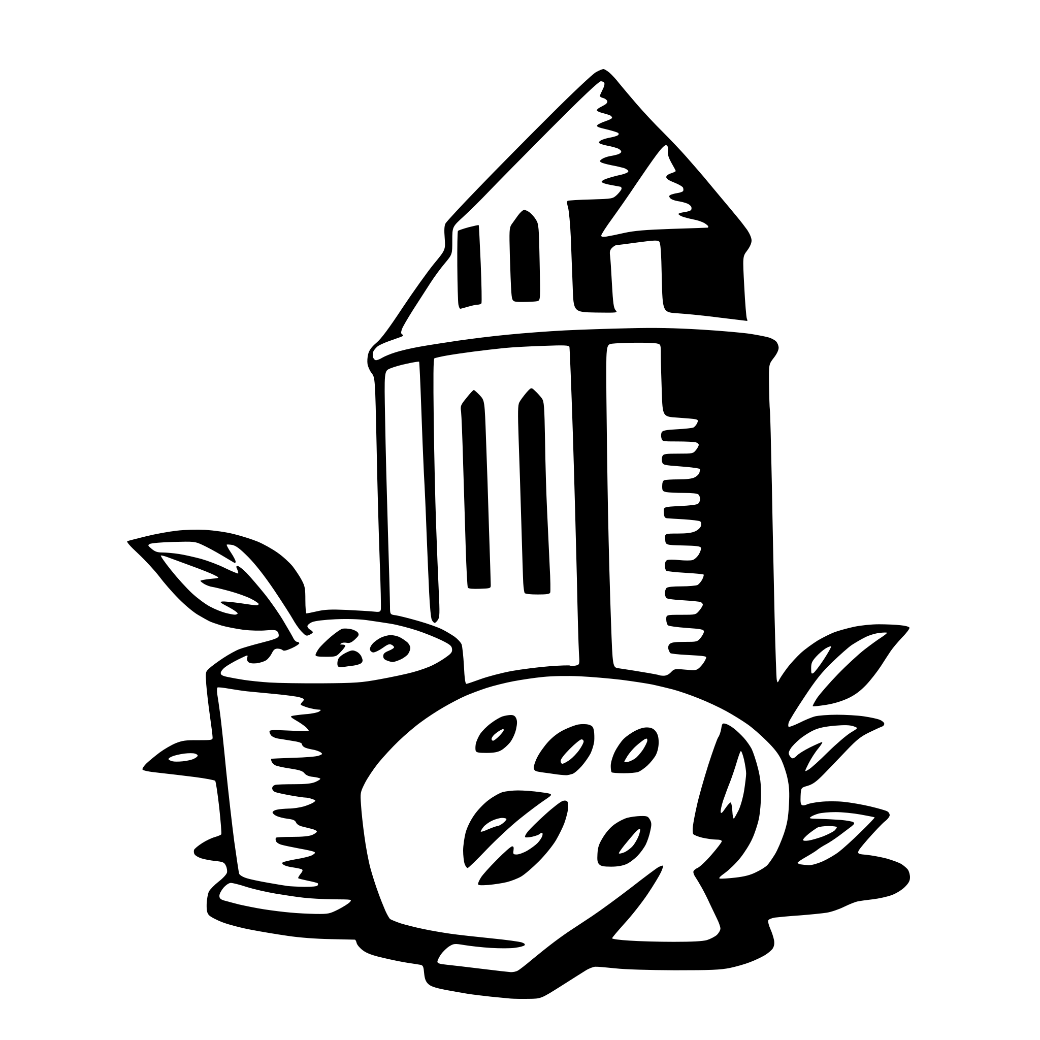 AI-generated SVG of a itzamna