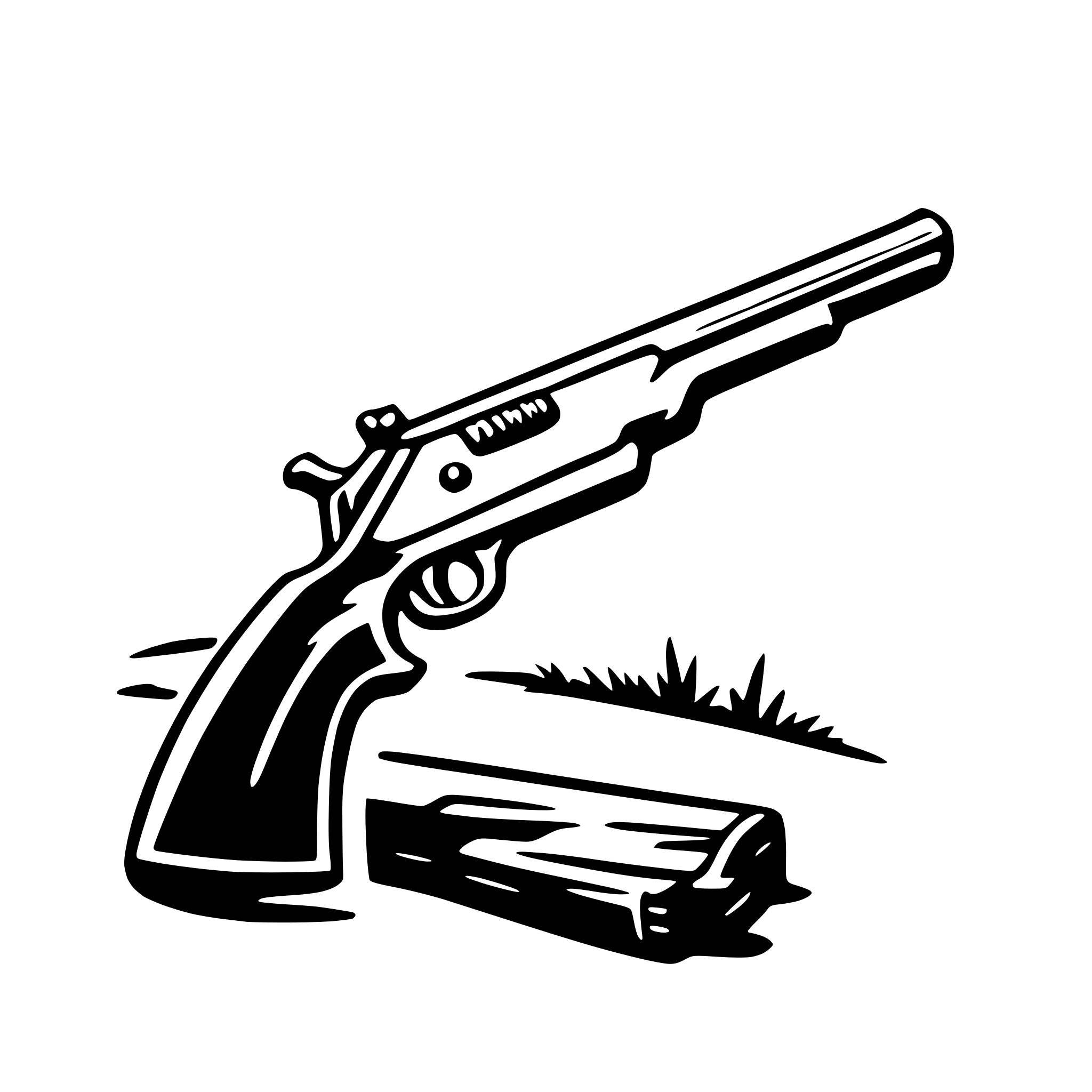 AI-generated SVG of a shotgun
