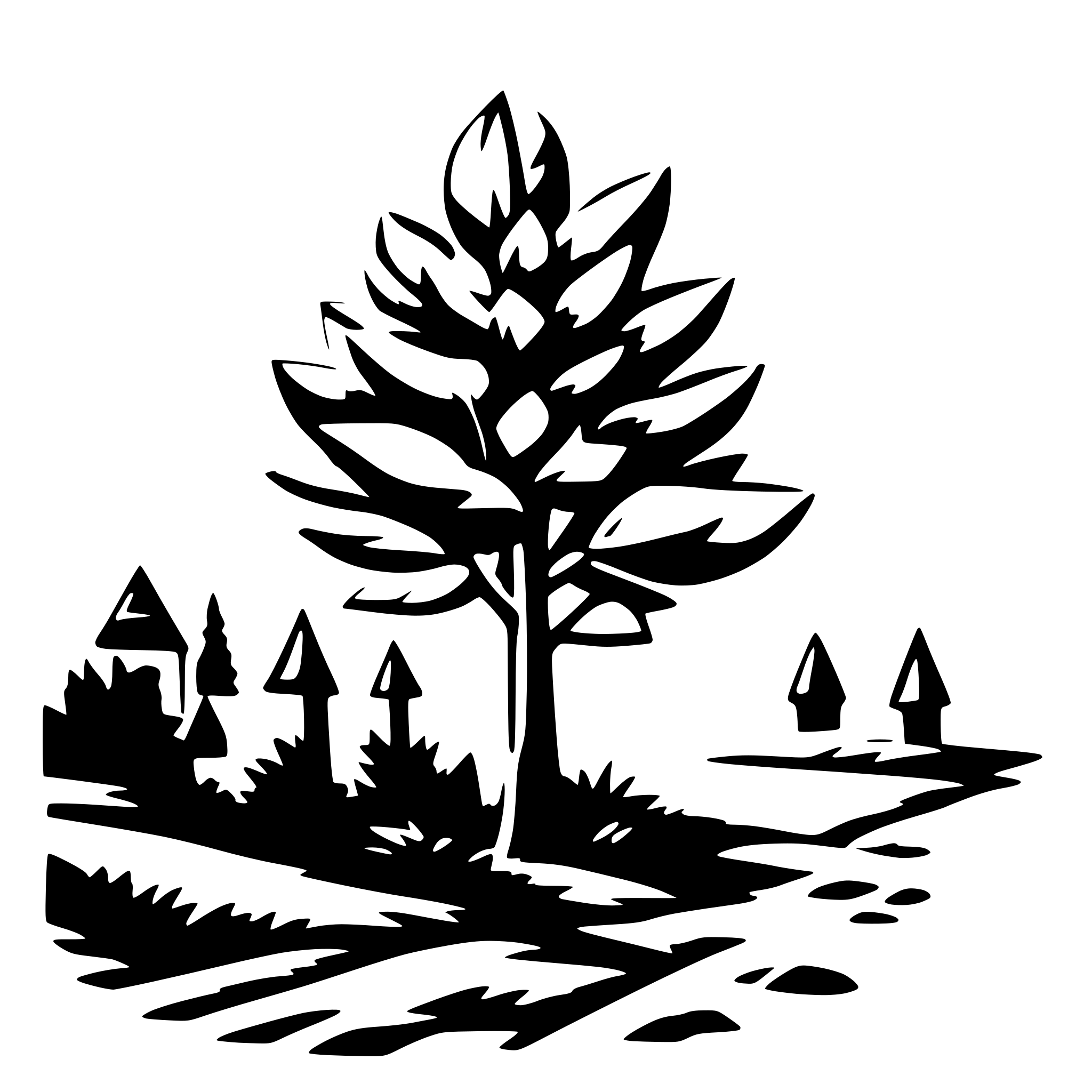 AI-generated SVG of a hände