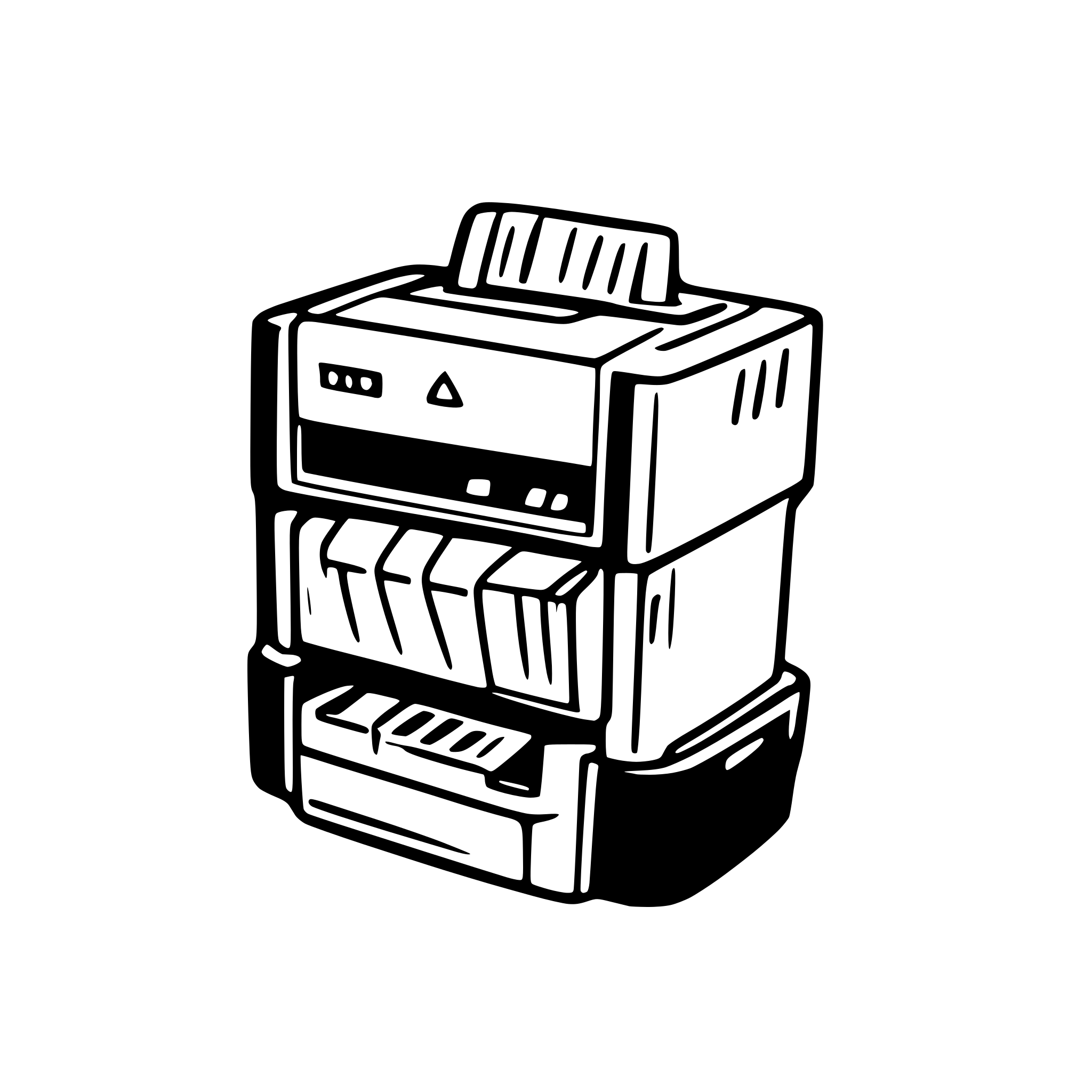 AI-generated SVG of 'printer ink cartridge'